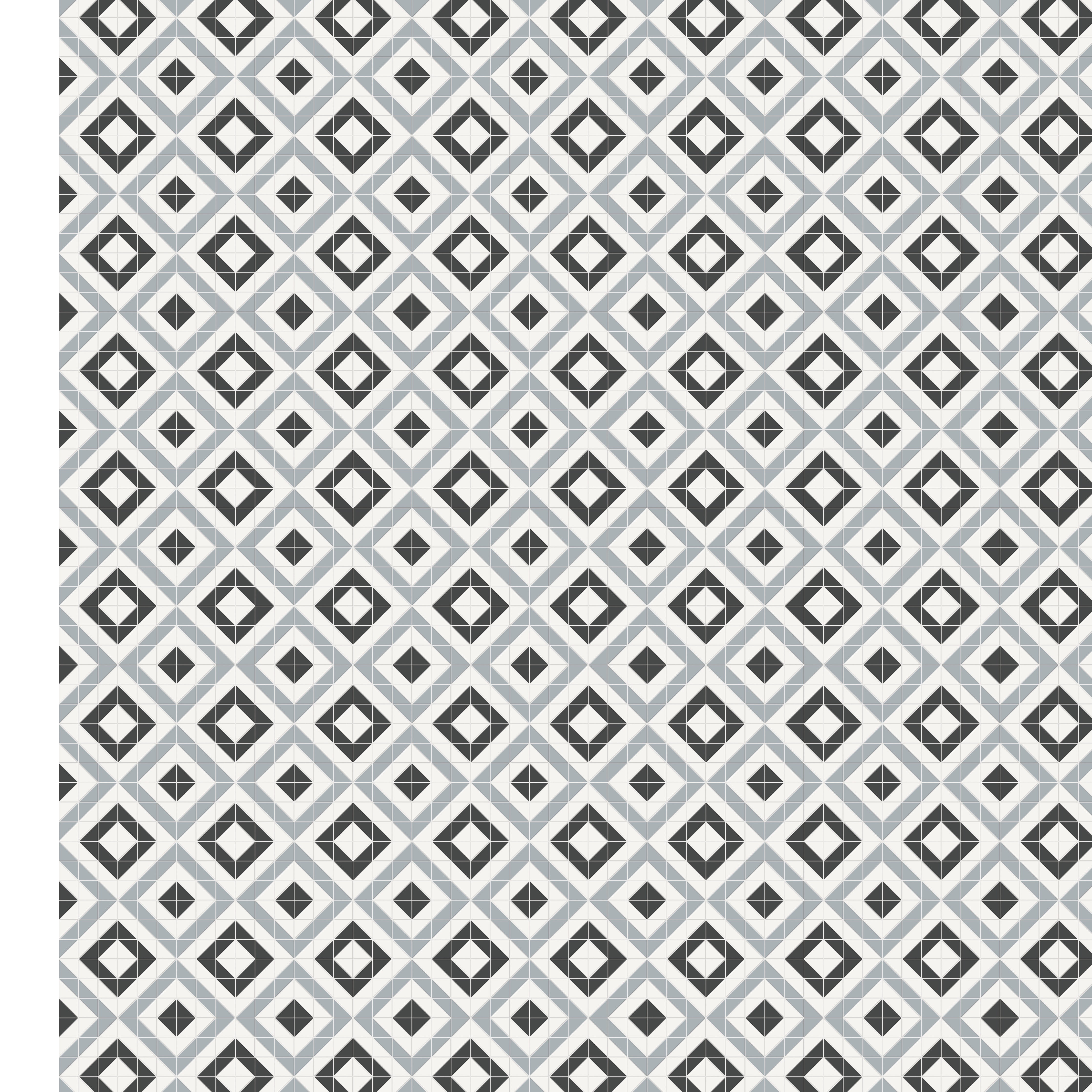 Soho Morning Blend porcelain mosaic by Anatolia, top-down product view, 10"×10"×1/4" size. Malaysian porcelain for floors and walls.