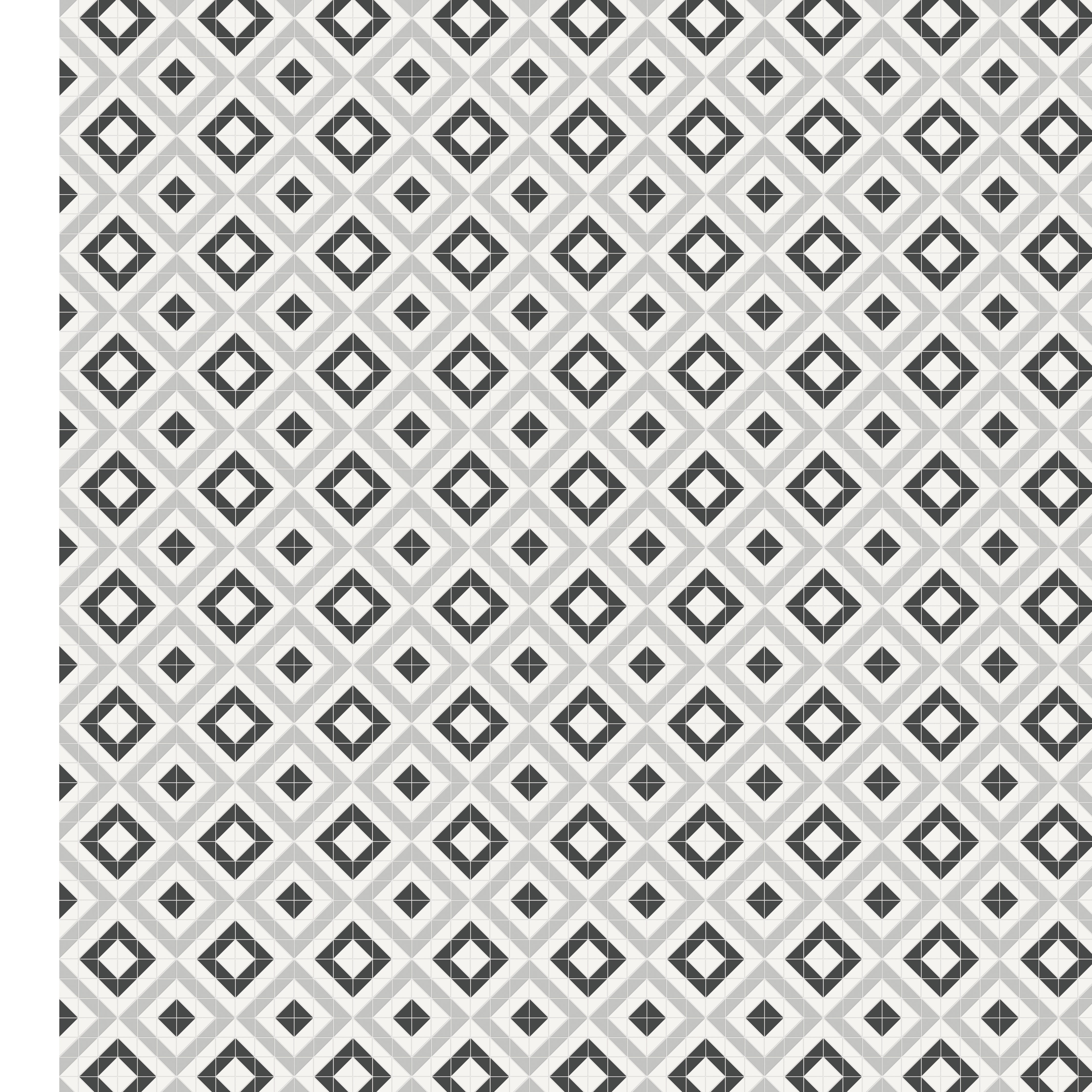 Soho Morning Blend porcelain mosaic by Anatolia, top-down product view, 10"×10"×1/4" size. Malaysian porcelain for floors and walls.