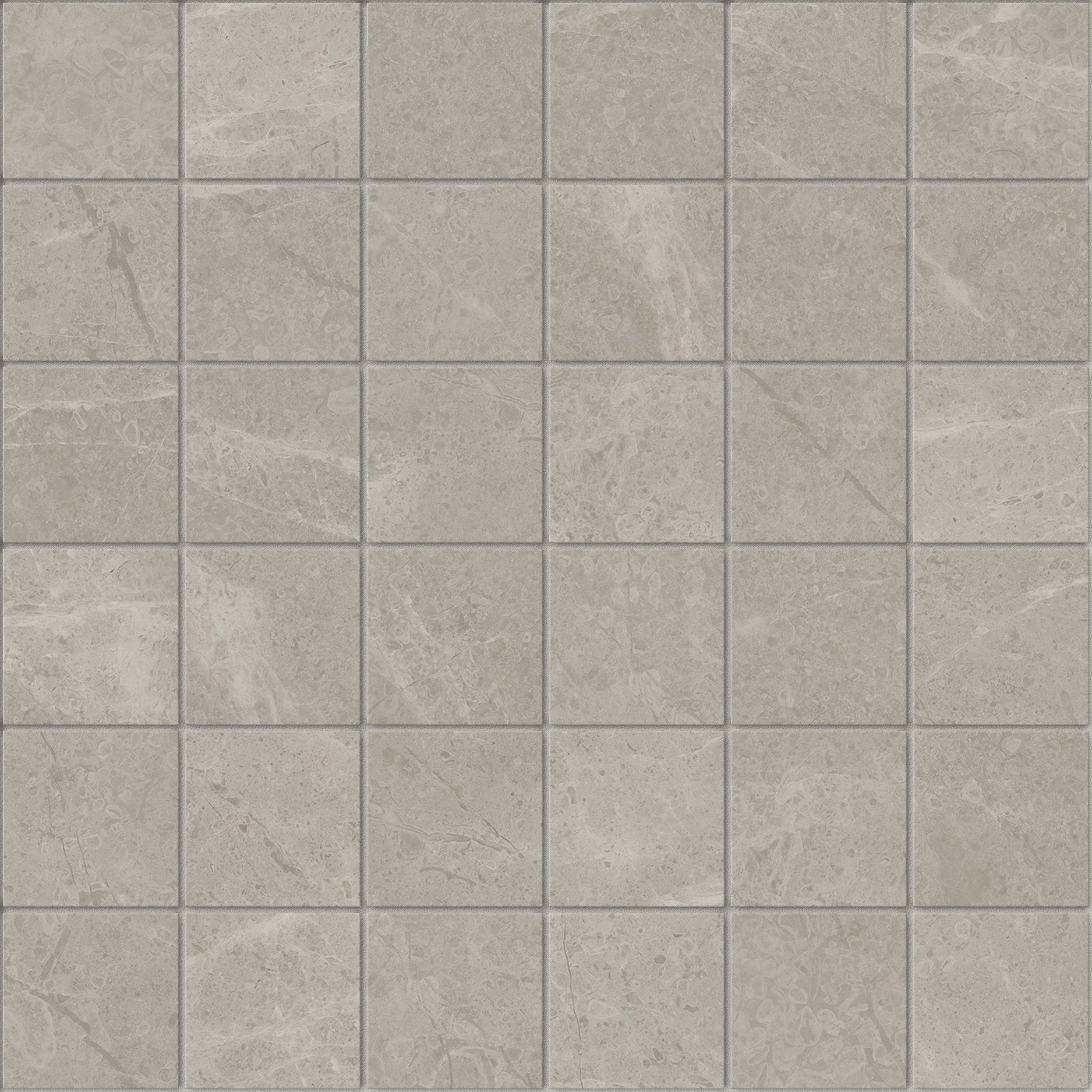 Torino Vanizio porcelain mosaic by Anatolia, top-down product view, 11 25/32"×11 25/32"×11/32" size. Turkish porcelain for floors and walls.
