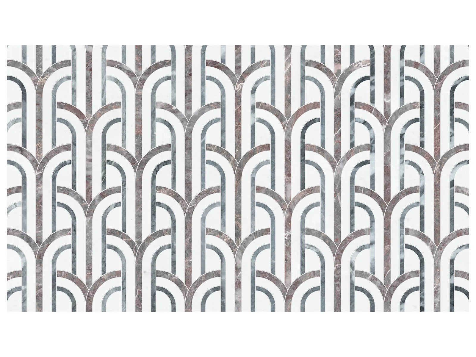 UTOPIO: Florence Blush Mosaic (11¹⁵⁄₁₆"X10⁹⁄₁₆"X⅜" | Honed)