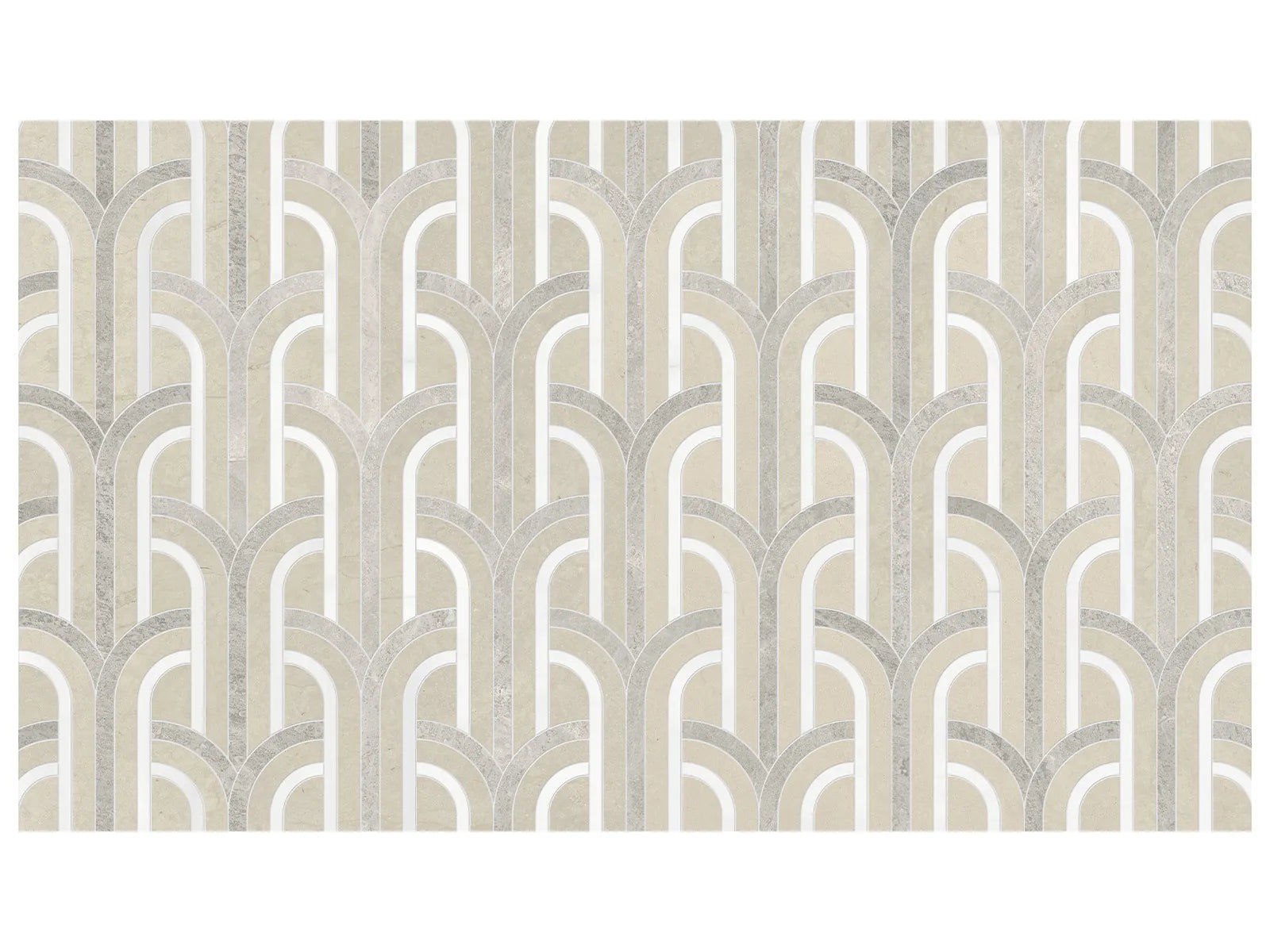 UTOPIO: Florence Clay Mosaic (11¹⁵⁄₁₆"X10⁹⁄₁₆"X⅜" | Honed)