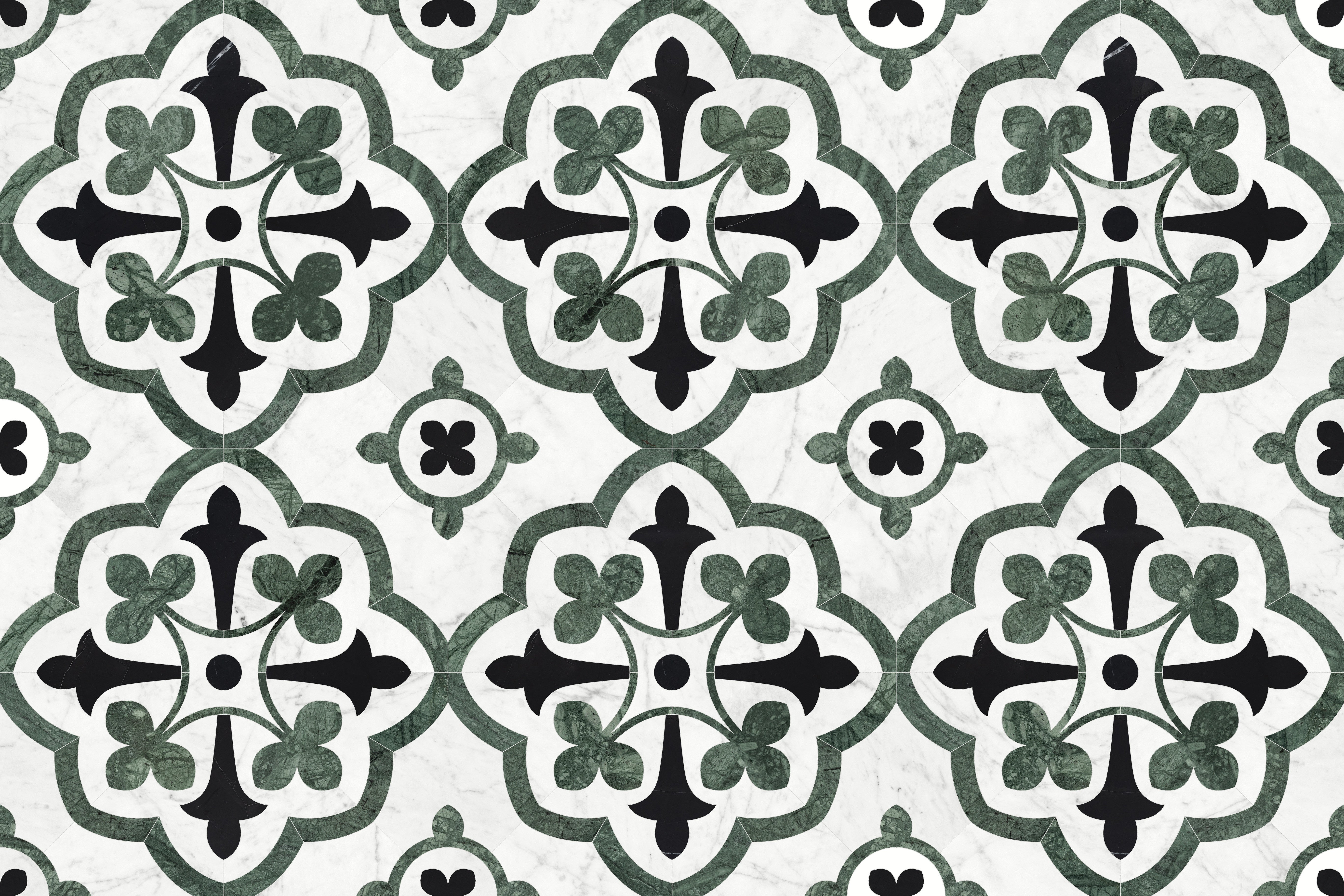Utopio Pine mixed mosaic by Anatolia, top-down product view, 15 23/32"×15 23/32"×3/8" size. Turkish mixed for floors and walls.