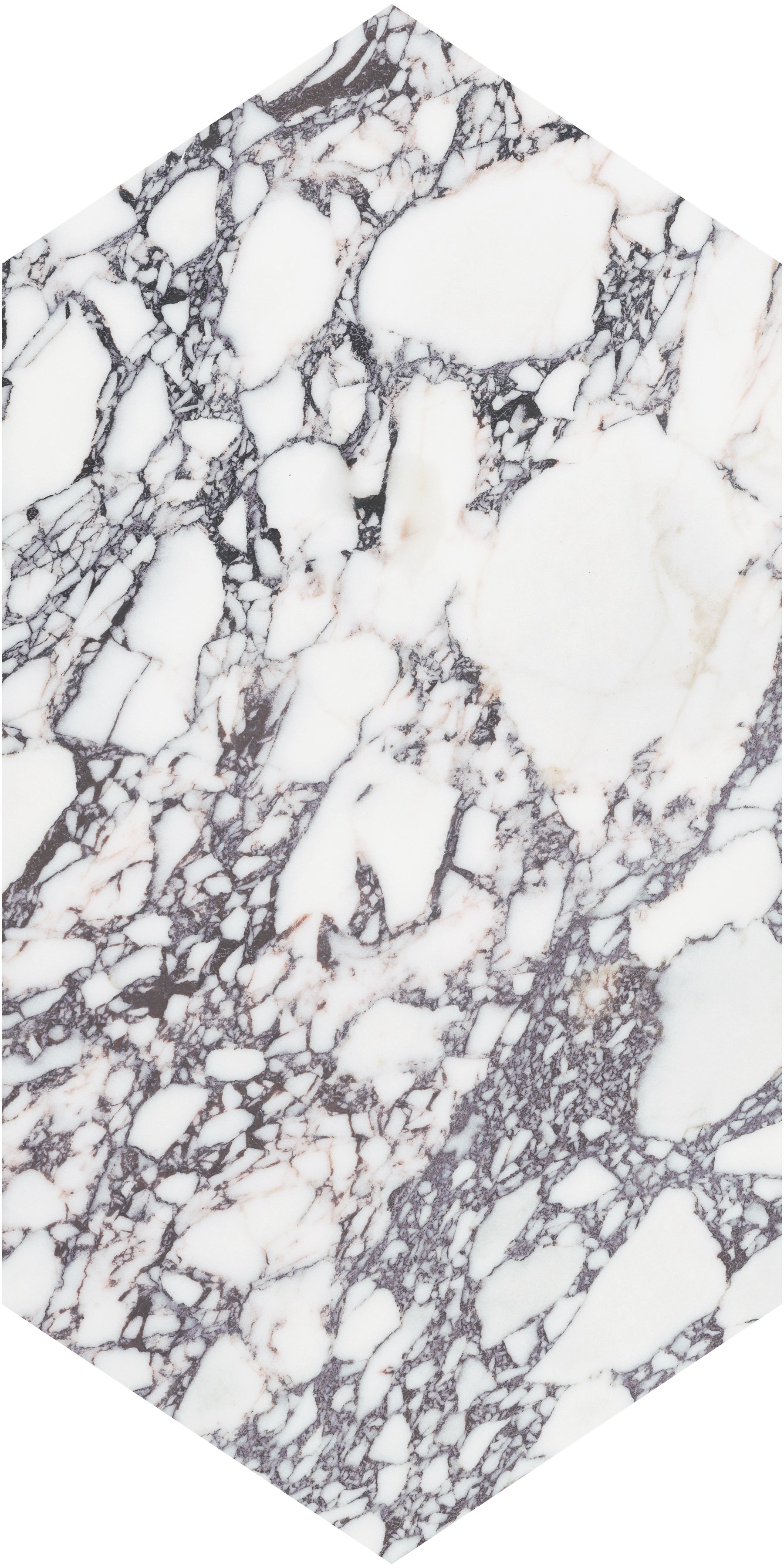 Viola Roccia marble field tile by Anatolia, top-down product view, 24"×19 11/16"×3/8" size. Turkish marble for floors and walls.