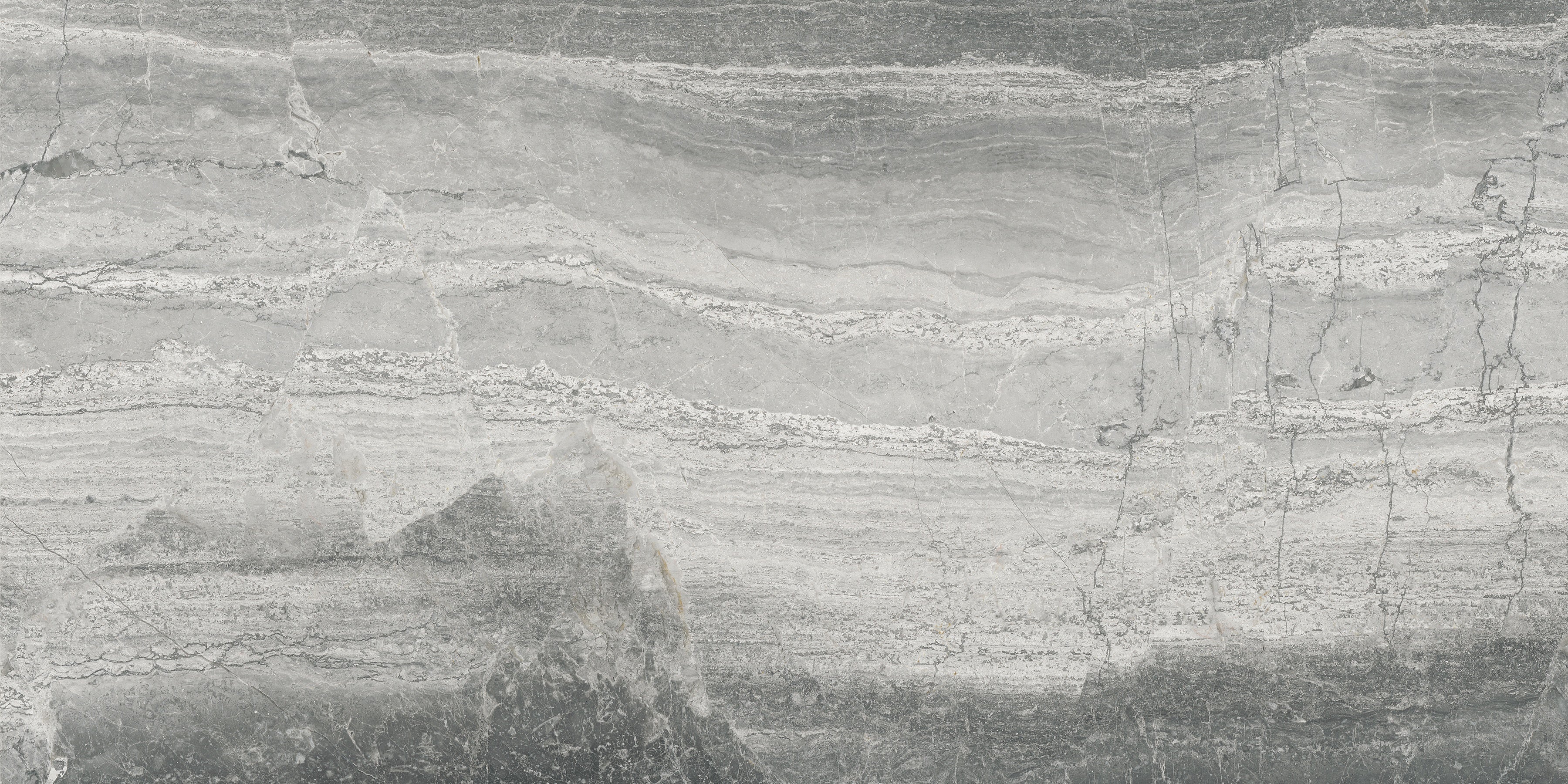 Volcana Notte marble field tile by Anatolia, top-down product view, 12"×24"×15/32" size. Turkish marble for floors and walls.