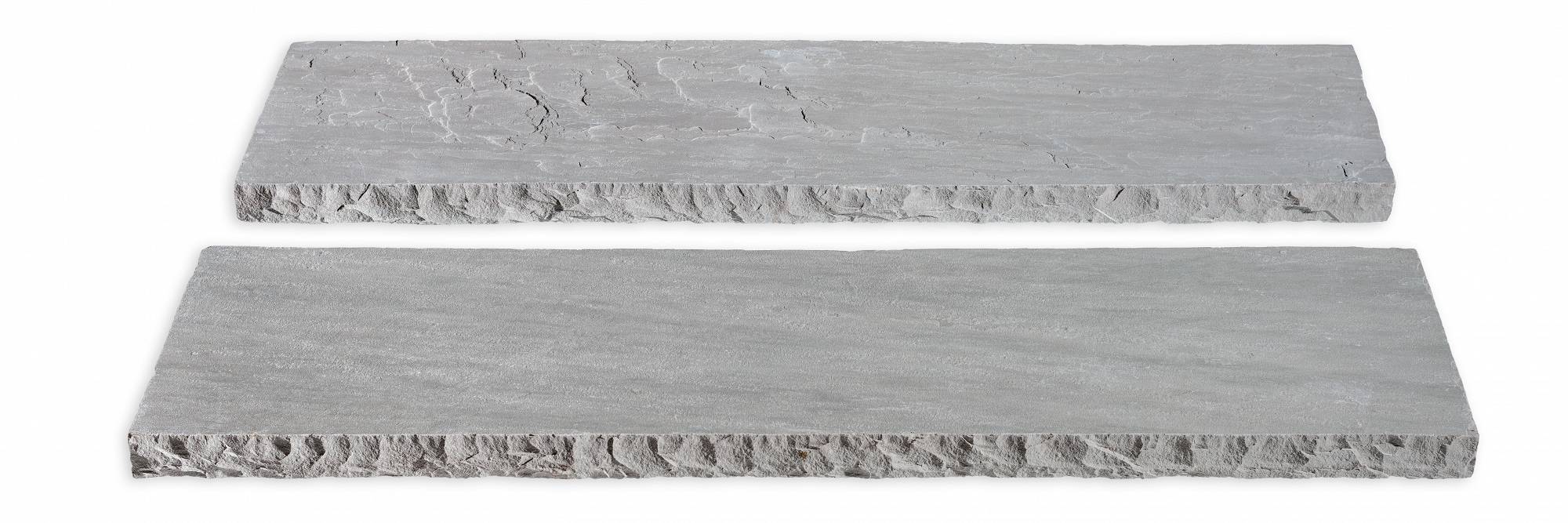OLD WORLD: Artisan Appalachian Grey Paving Tread (14"X72"X2" | Per Piece)