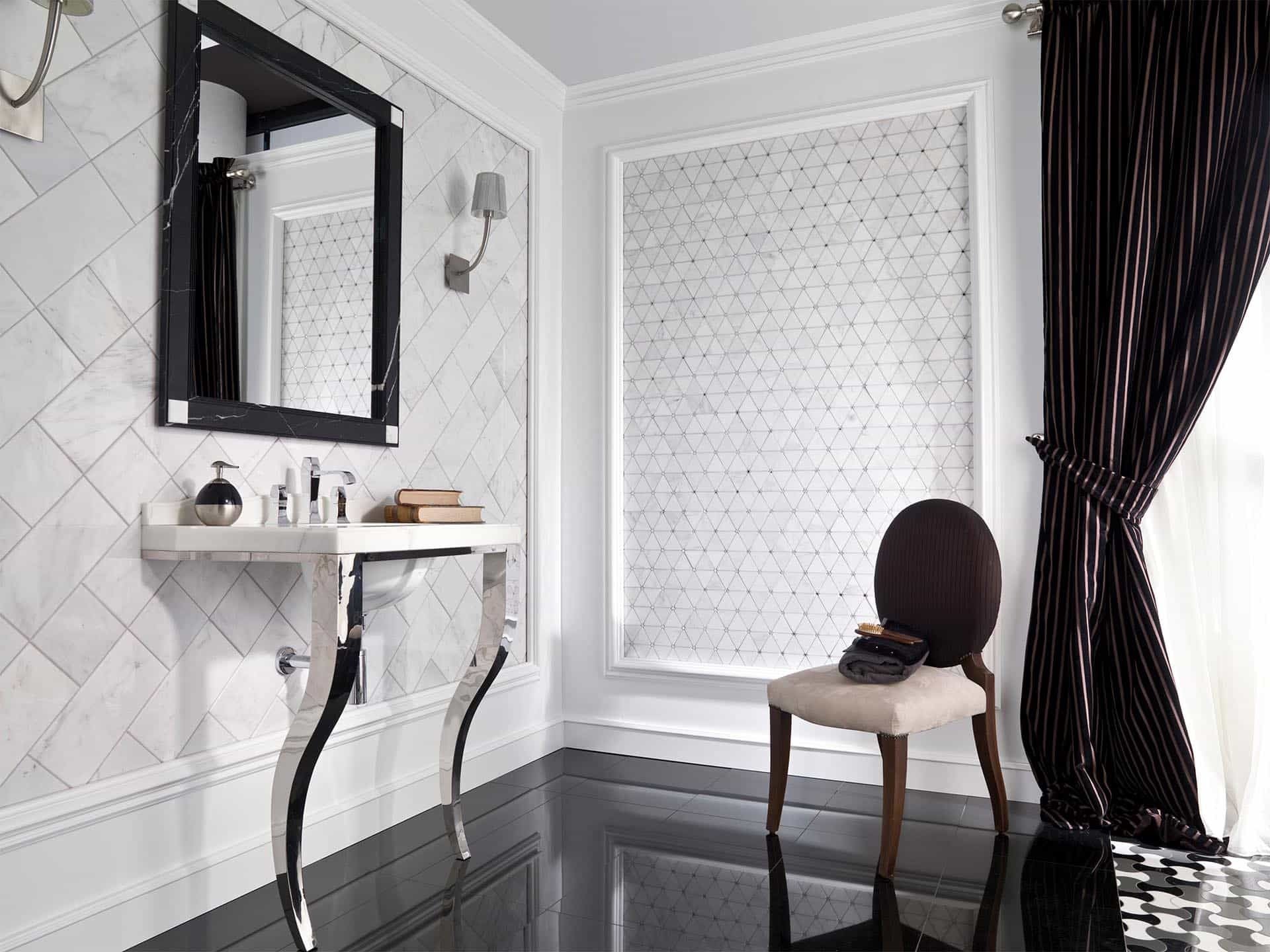 Victorian Marmara Mirror Diamond Mosaic (11x13 | polished)