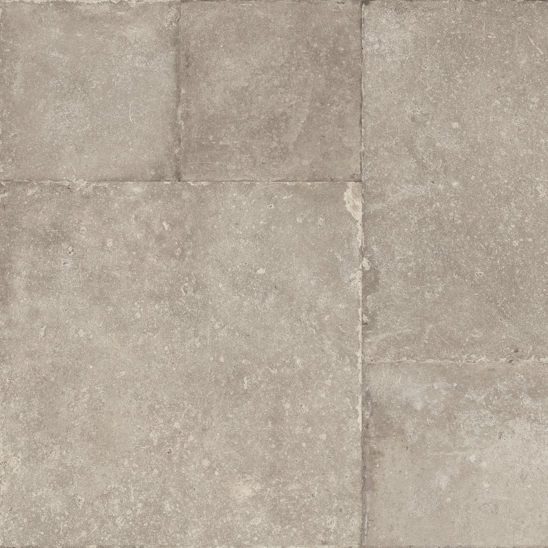 Ever-Stone Grey porcelain field tile by Emil, naturale finish, 39 3/8"x39 3/8"x9-mm size. Premium Italian porcelain for floors and walls.