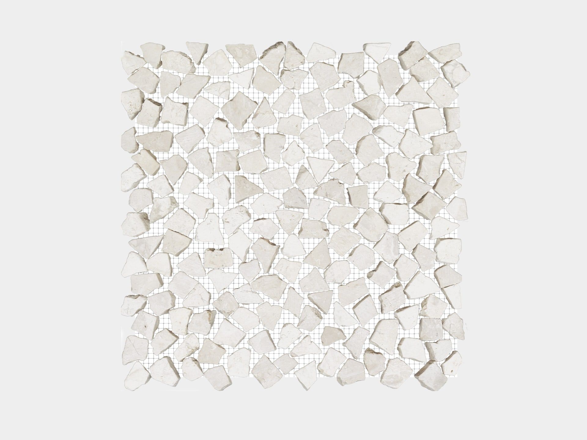 Paradise Blanco Minibroken Edge Mosaic (13x13x10-mm | matt)