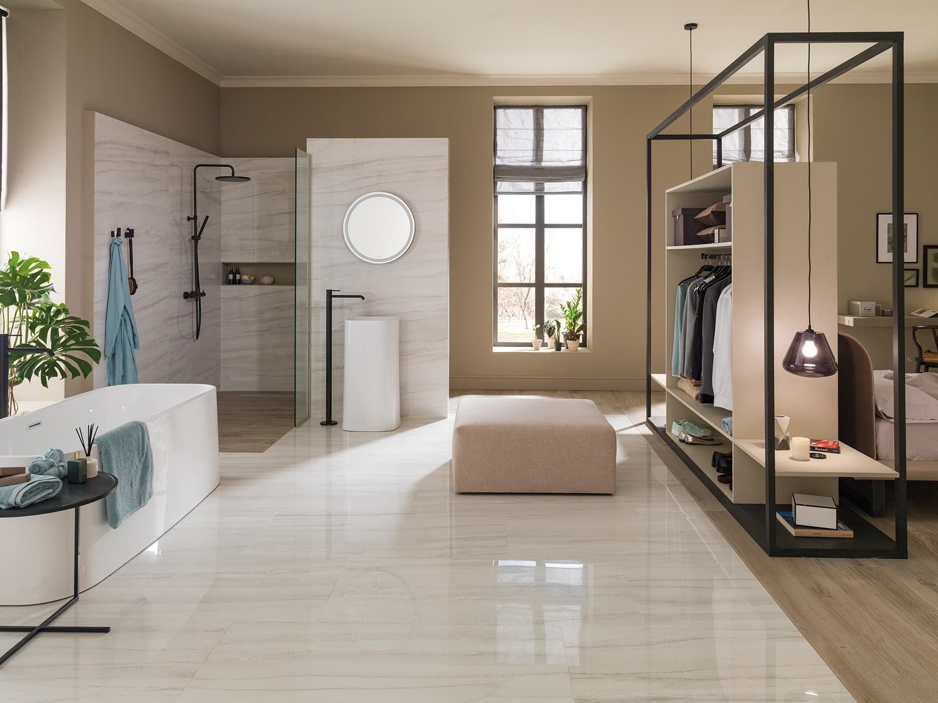 Portofino White Pulido Floor Tile (23x47x11.5-mm | polished)