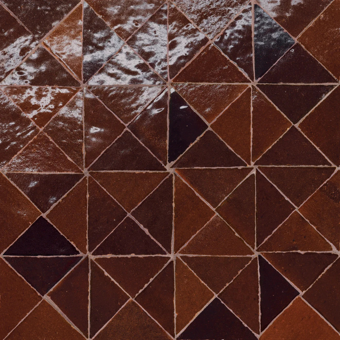 Triangle Pattern. Seamless Wallpaper Of The Surface. Tile