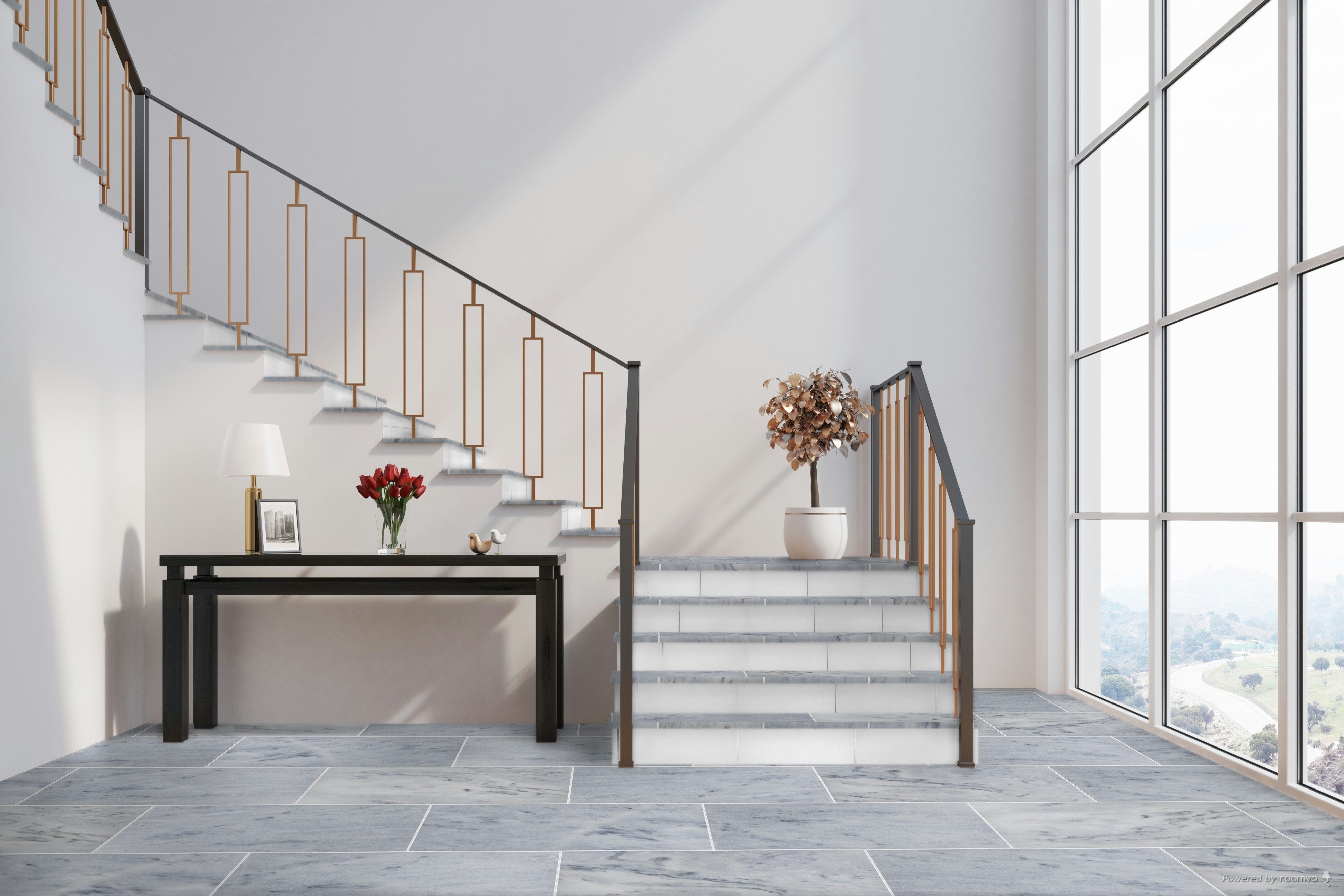 BLUE MIST: Marble Field Tile (12"x24"x3/8" | honed)