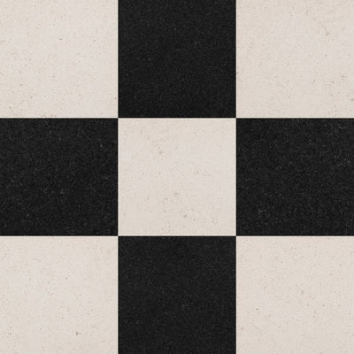 Porto Beige & Absolute Black Checkerboard – Granite and Limestone collection