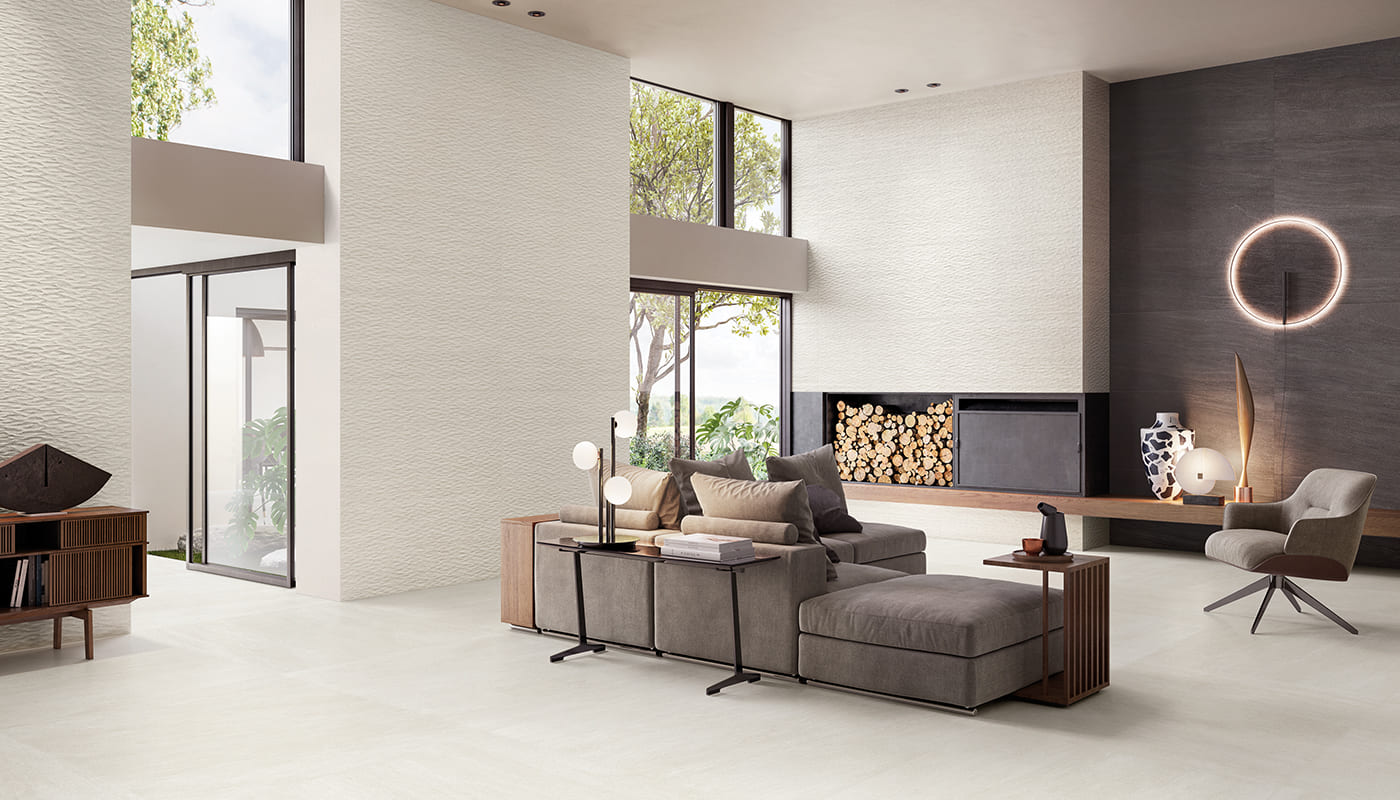 Elegance Pro WHITE porcelain mosaic tile by Emil, naturale finish, 12"x12" size. Premium Italian porcelain for floors and walls.