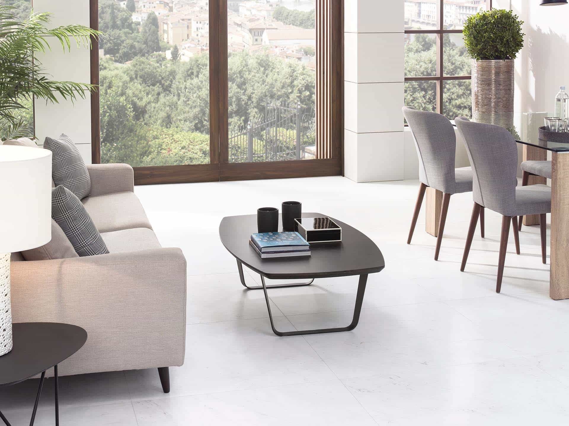 Rivoli White Floor Tile (23x23x8.5-mm | matt)