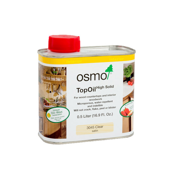 OSMO: TopOil Food-Safe Hardwax Wood Finish #3025 (Neutral | 0.5L | Interior)