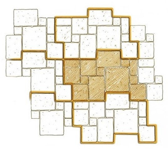 Biblical limestone pavers, product image. Premium limestone for floors and walls.