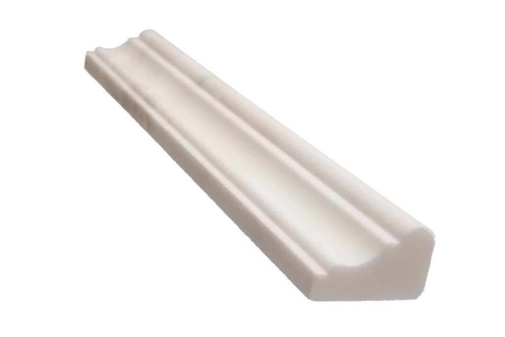 Calacatta Gold Calacatta Gold / Statuario marble trim, product image, 2"×12" size. Premium marble for floors and walls.