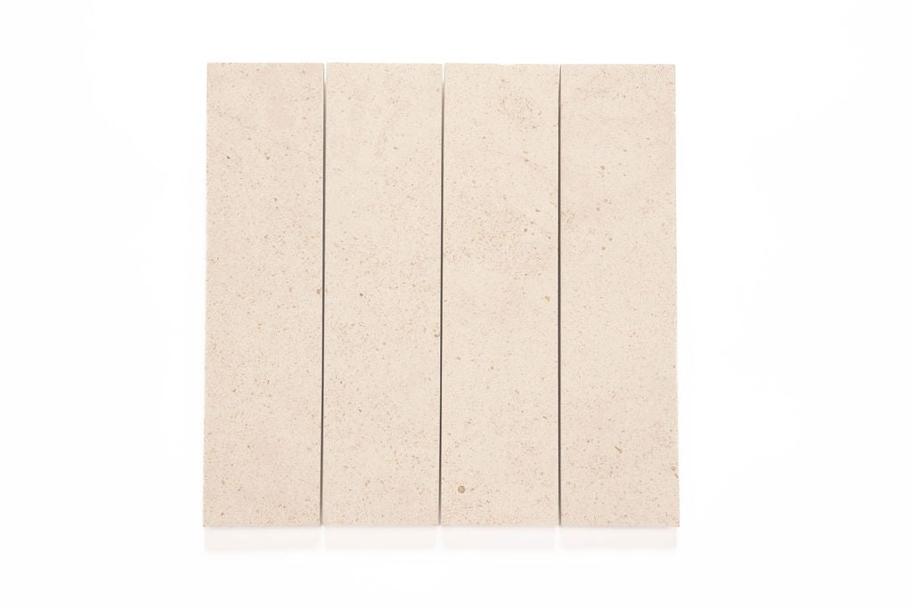 Gascogne Beige limestone coping, product image, 16"×24"×1 31/32" size. Premium limestone for floors and walls.