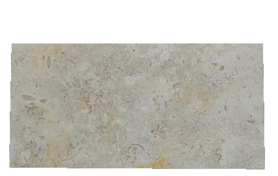 JERUSALEM GREY&GOLD: Limestone Field Tile (12"x24"x3&8" | honed)