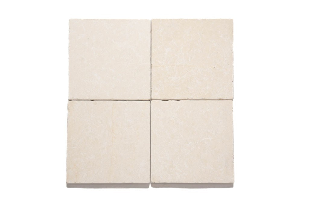 Pebble Beach limestone mosaic, product image 1, 12"×12" size. Premium limestone for floors and walls.
