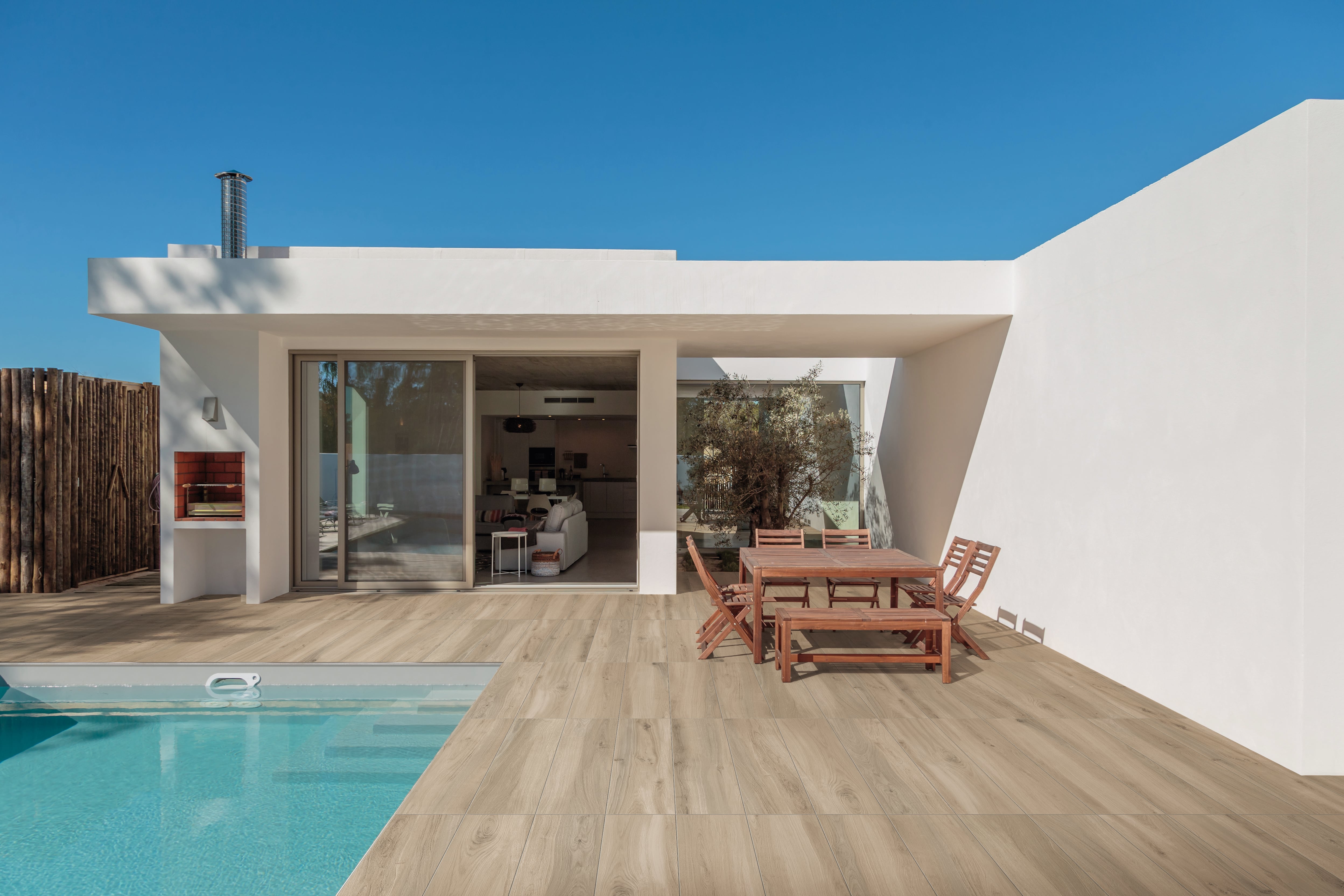 MOOD WOOD: Honey Paving Tile (12"x48"x20-mm | grip)