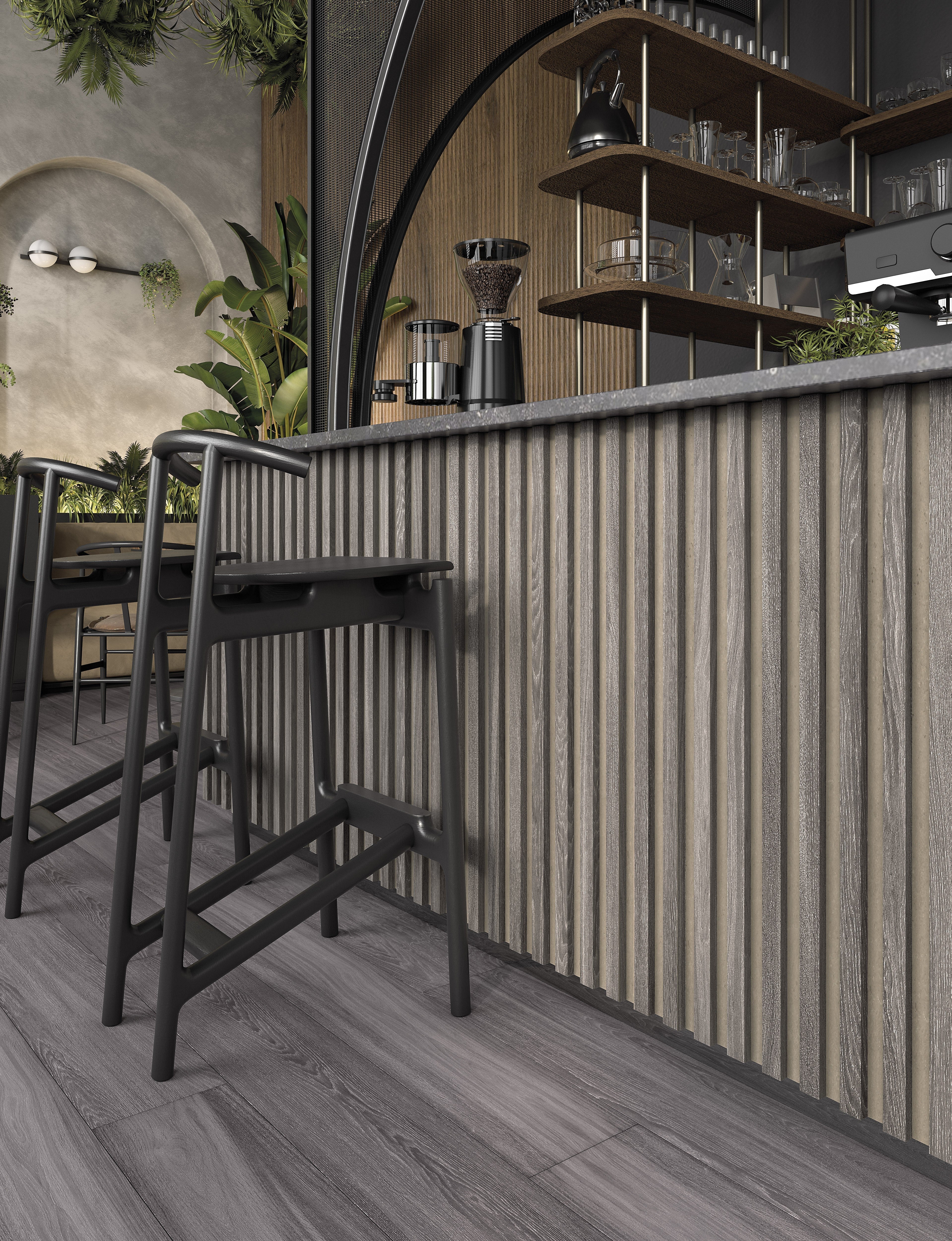 ARTISAN'S OAK: Evening Oak Field Tile (8"x48"x9-mm | natural | rectified)