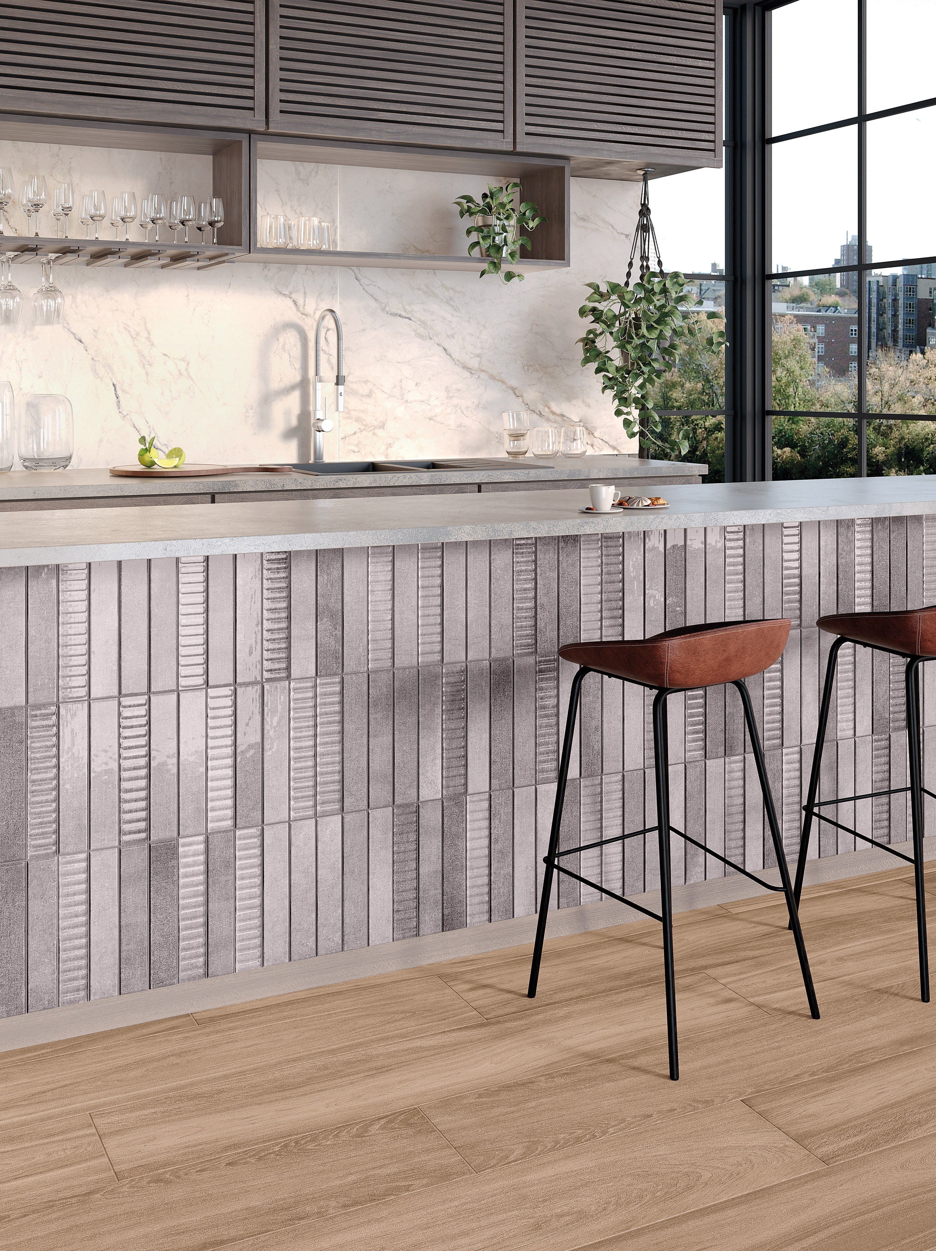 ARTISAN'S OAK: Pure Oak Field Tile (8"x48"x8.5-mm | natural | rectified)