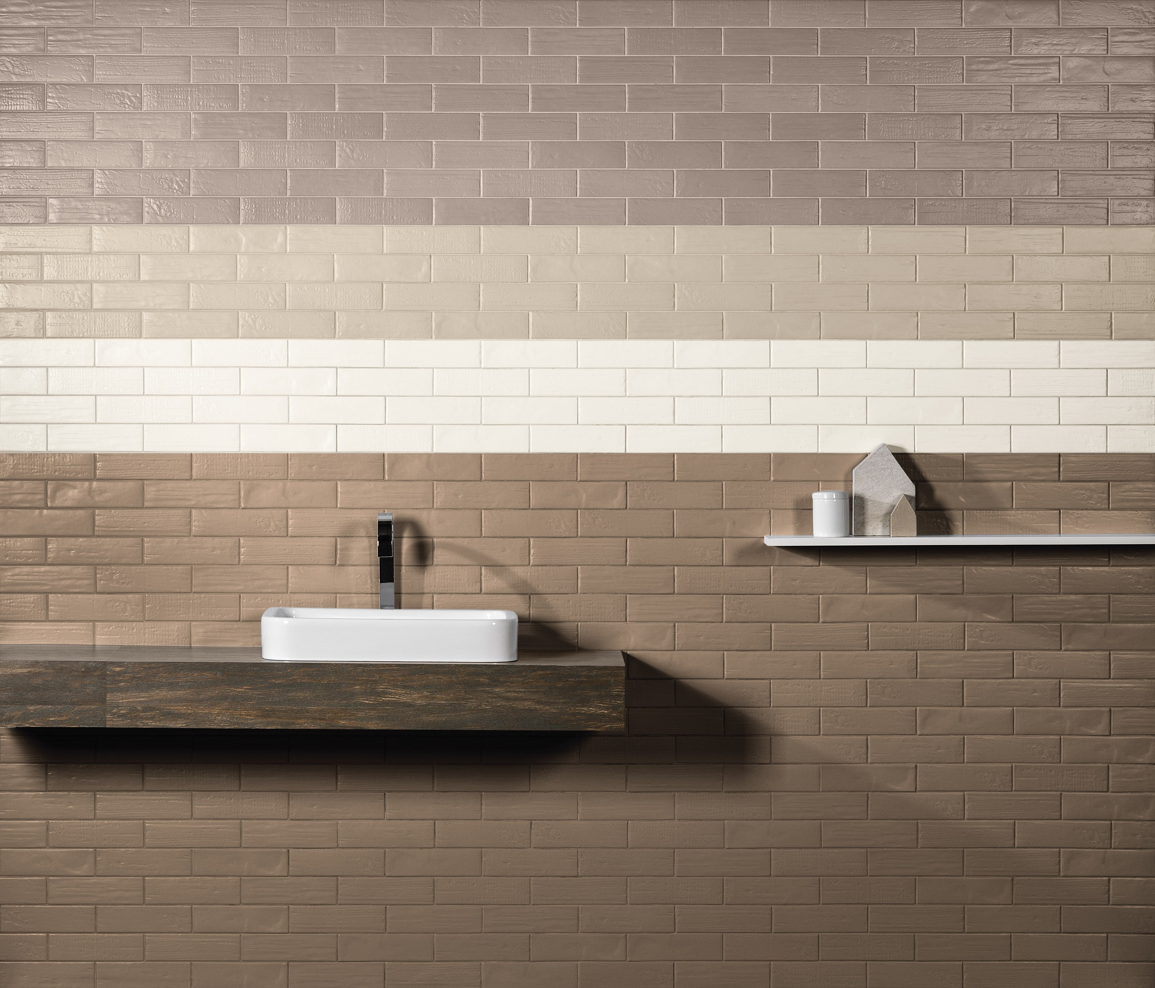 CHROMATIC ODYSSEY: Aegean Blue Field Tile (3"x9"x7.2-mm | matte | pressed)