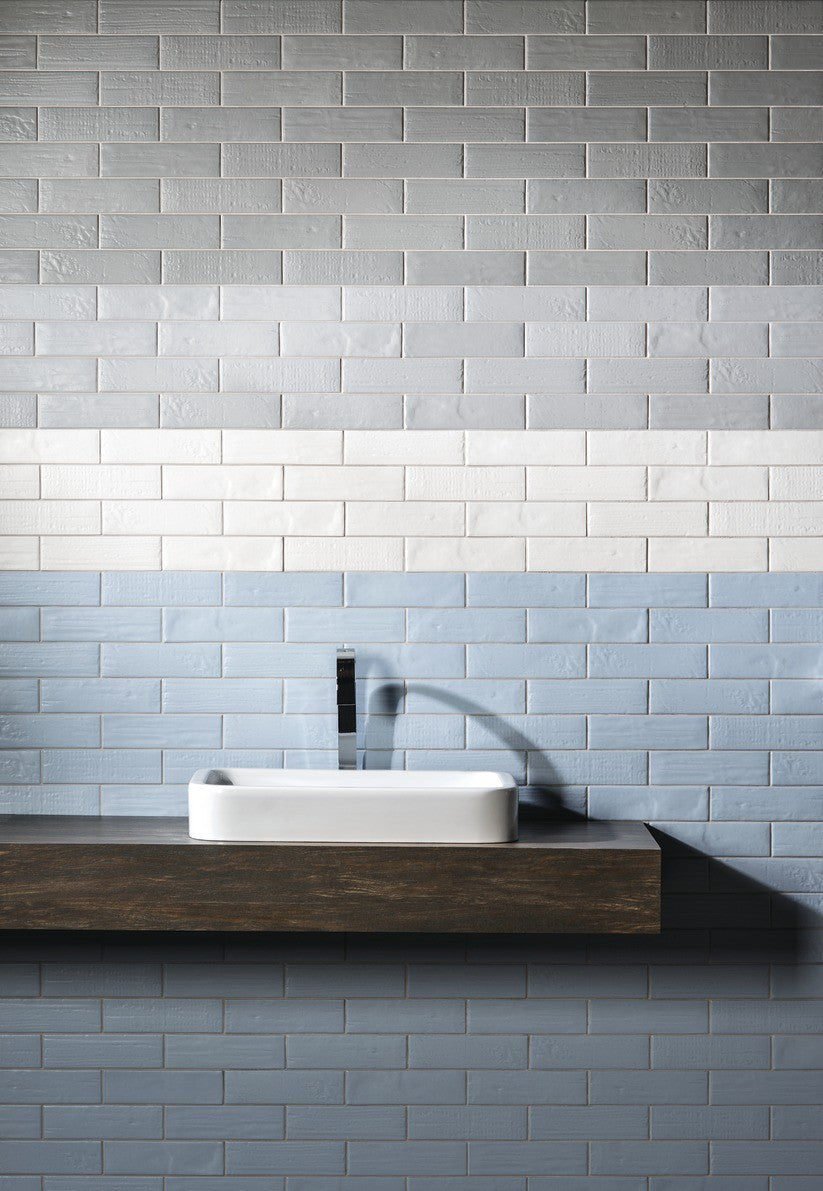 CHROMATIC ODYSSEY: Andean Stone Field Tile (2 1/2"x9"x9.5-mm | matte | pressed)