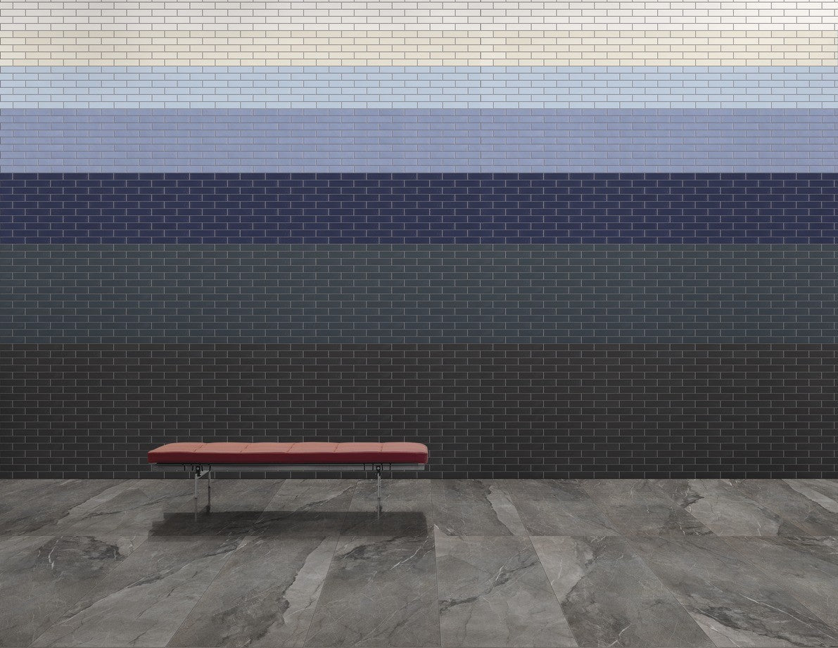 CHROMATIC ODYSSEY: Nocturnal Echo Field Tile (2 1/2"x9"x9.5-mm | matte | pressed)