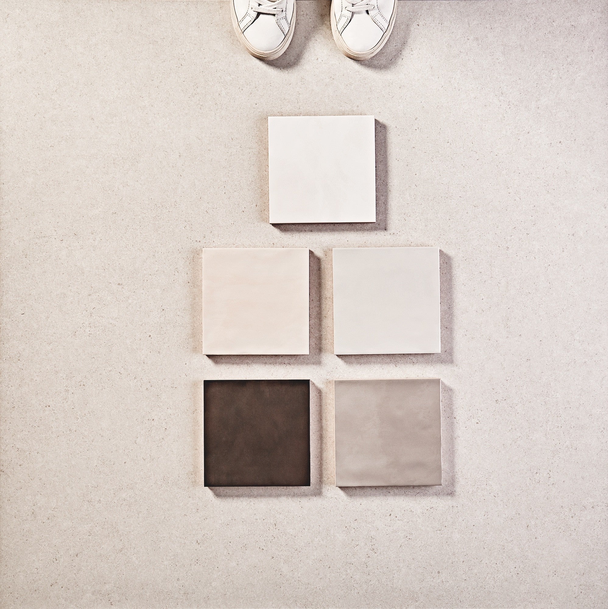 CHROMATIC SYMPHONY: Cloudy Canvas Field Tile (6"x6"x9-mm | glossy | pressed)