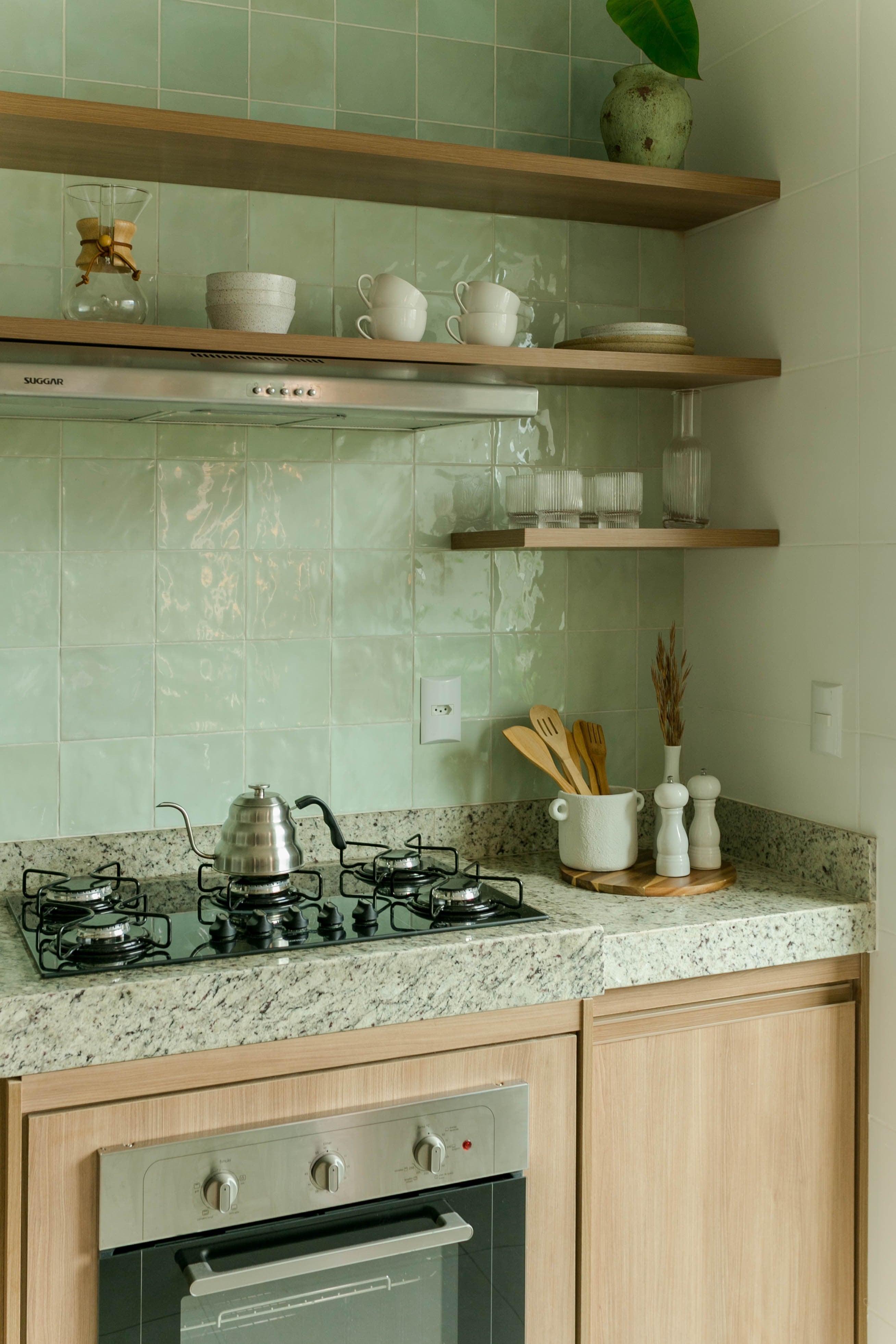 CHROMATIC SYMPHONY: Seaside Sonata Field Tile (6"x6"x9-mm | glossy | pressed)