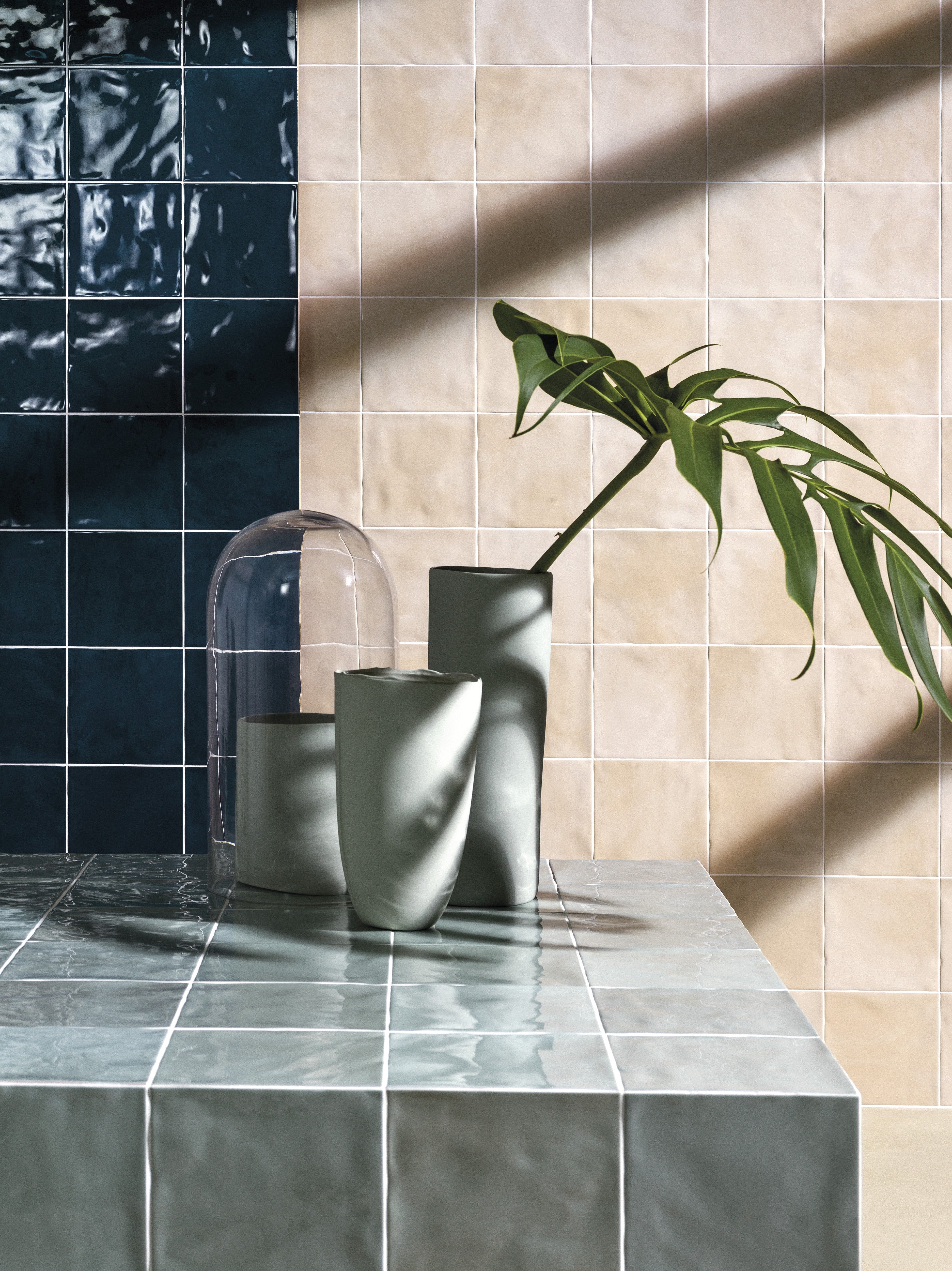 CHROMATIC SYMPHONY: Seaside Sonata Field Tile (6"x6"x9-mm | glossy | pressed)