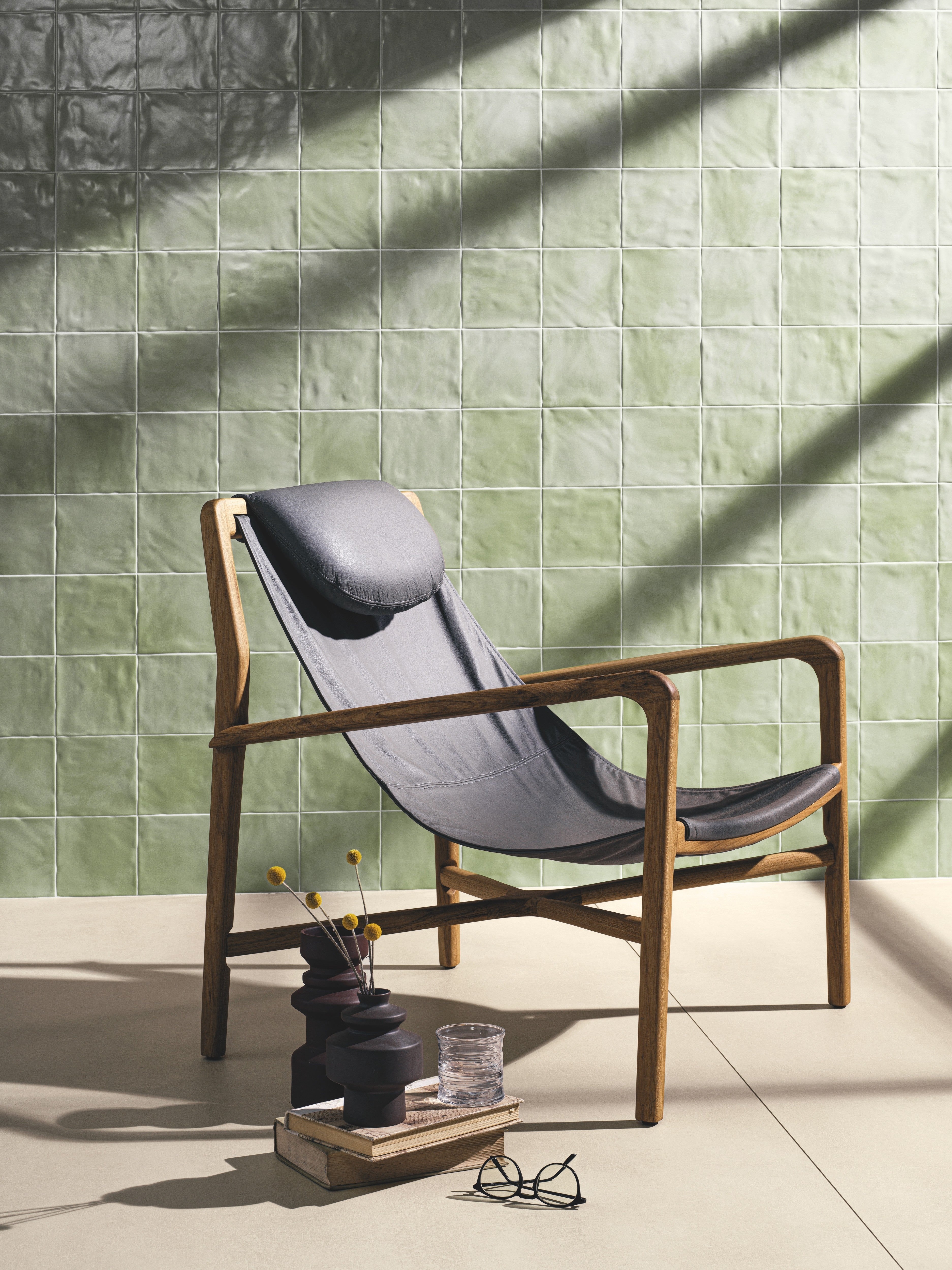 CHROMATIC SYMPHONY: Seaside Sonata Field Tile (6"x6"x9-mm | glossy | pressed)