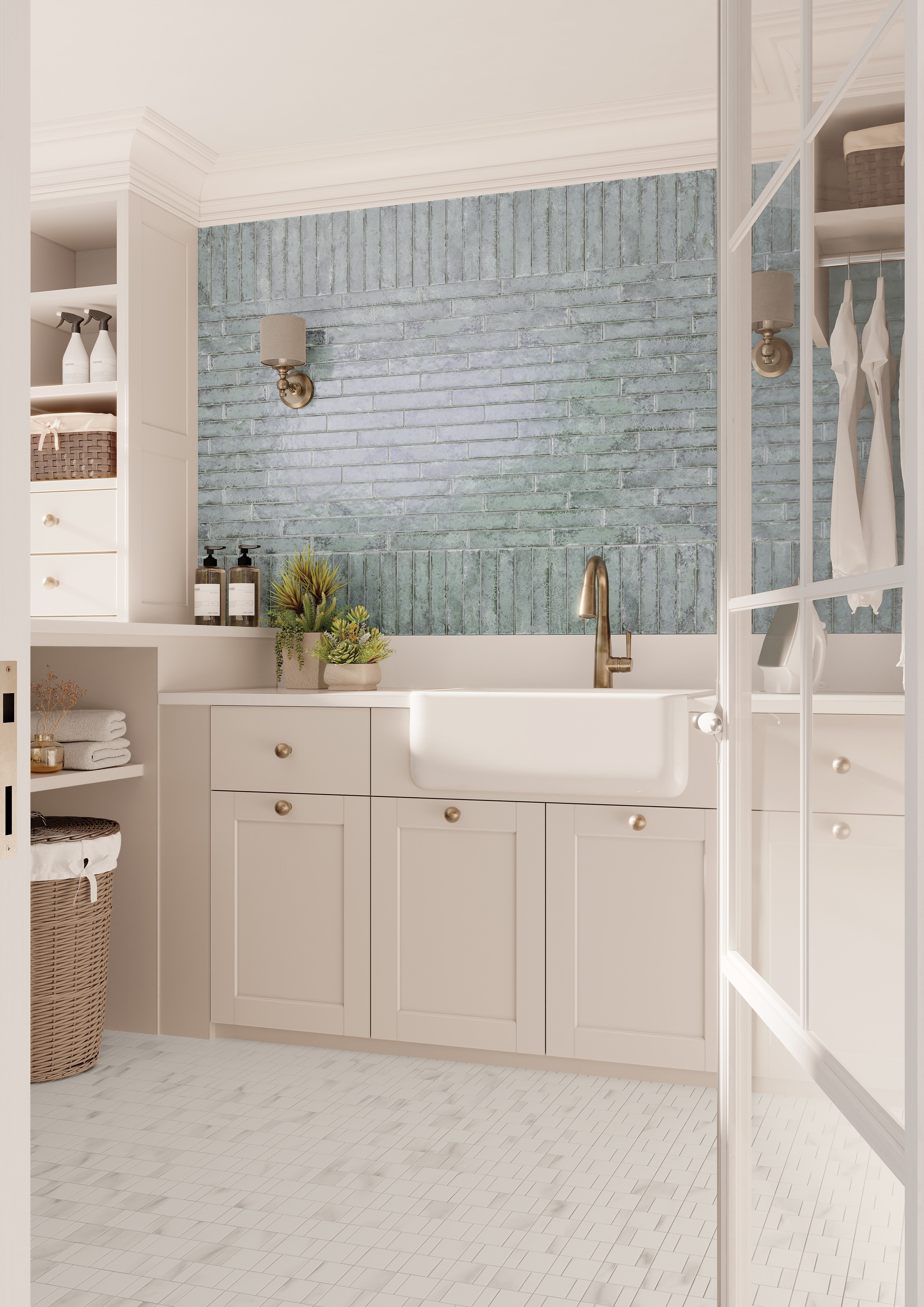 EARTHEN ELEGANCE: Mercurial Mirage Field Tile (2"x10"x7-mm | glossy | pressed)