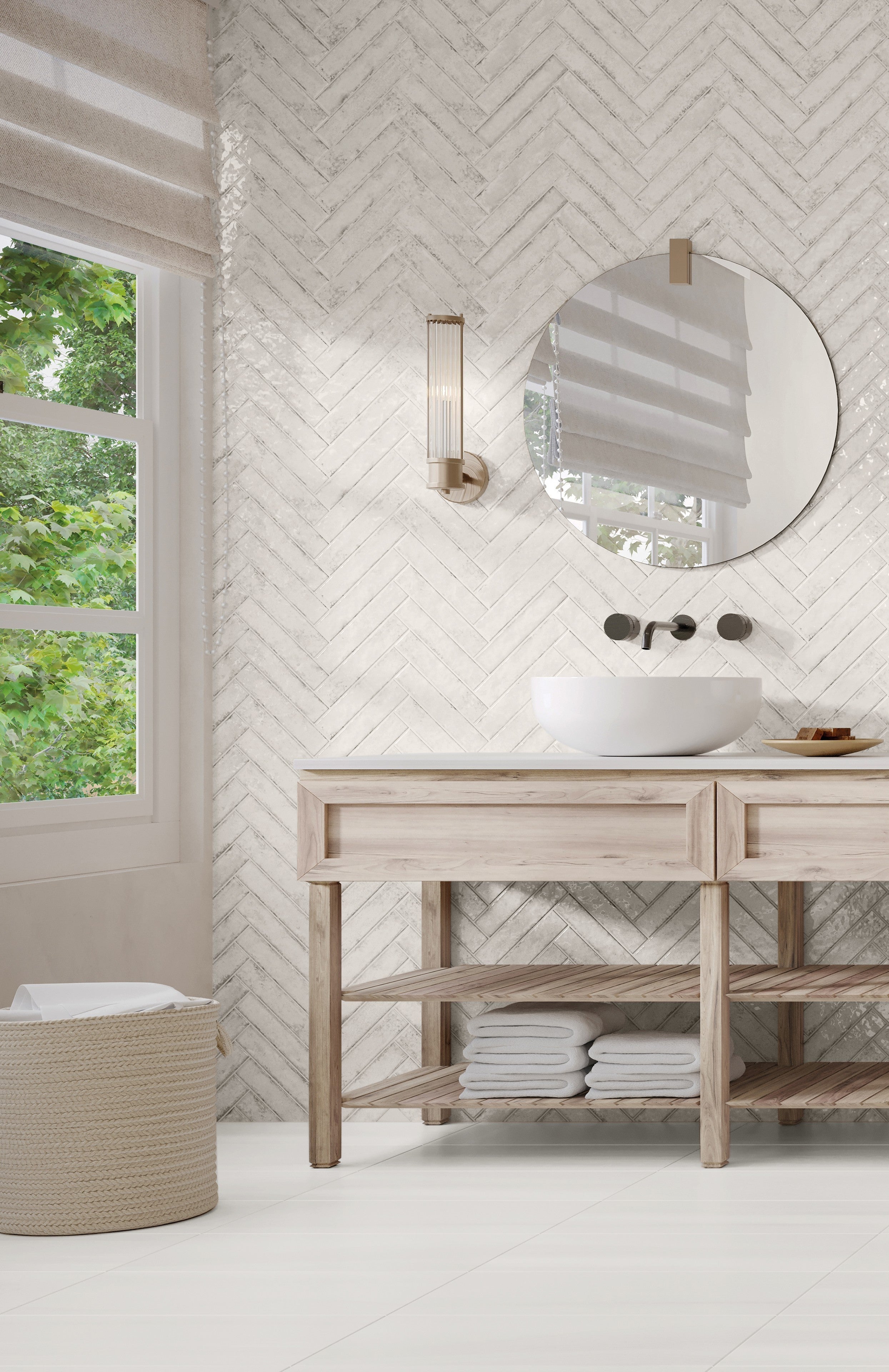 EARTHEN ELEGANCE: Steamy Soiree Field Tile (2"x10"x7-mm | matte | pressed)