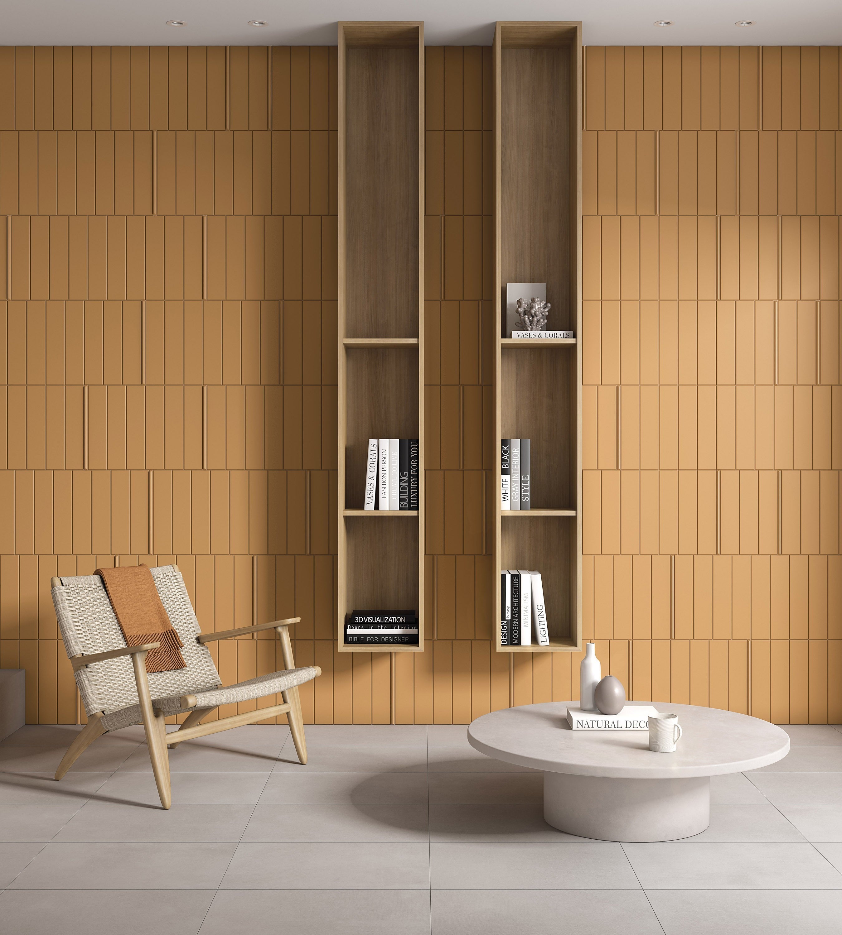 EARTHLY IMPRESSIONS: Savannah Sunset Liner Trim (3/5"x14"x15-mm | glossy | pressed)