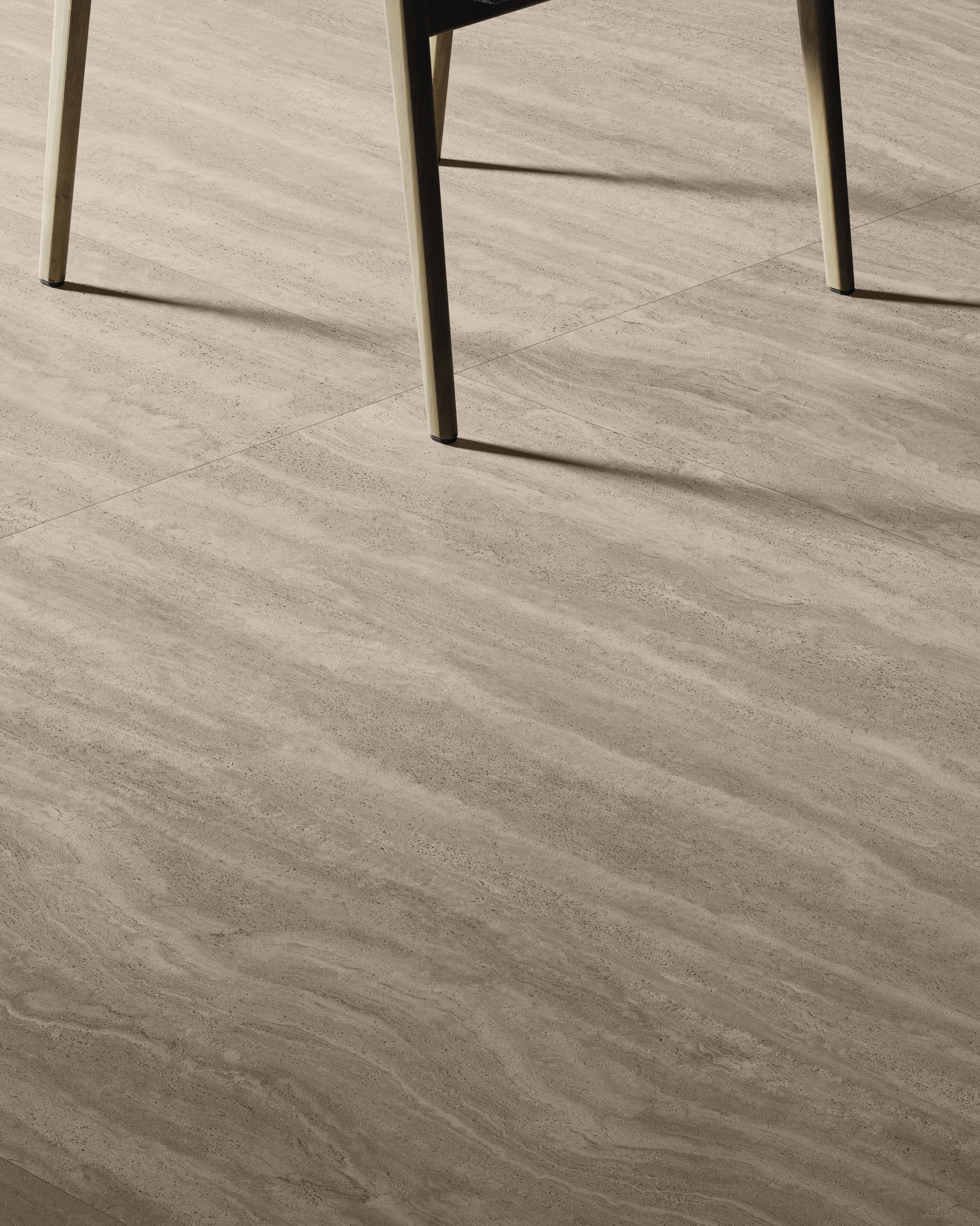 ETERNAL RADIANCE: Enduring Taupe Field Tile (4"x16"x7-mm | glossy | pressed)