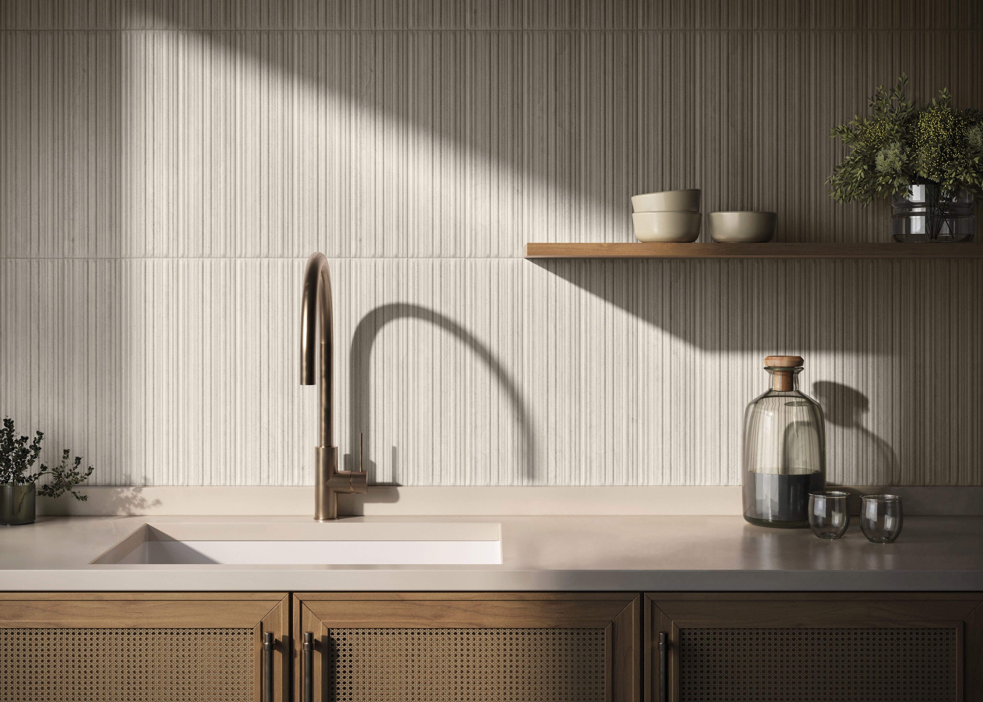 ETERNAL RADIANCE: Eternal White Bullnose Trim (3"x12"x8-mm | natural | rectified)