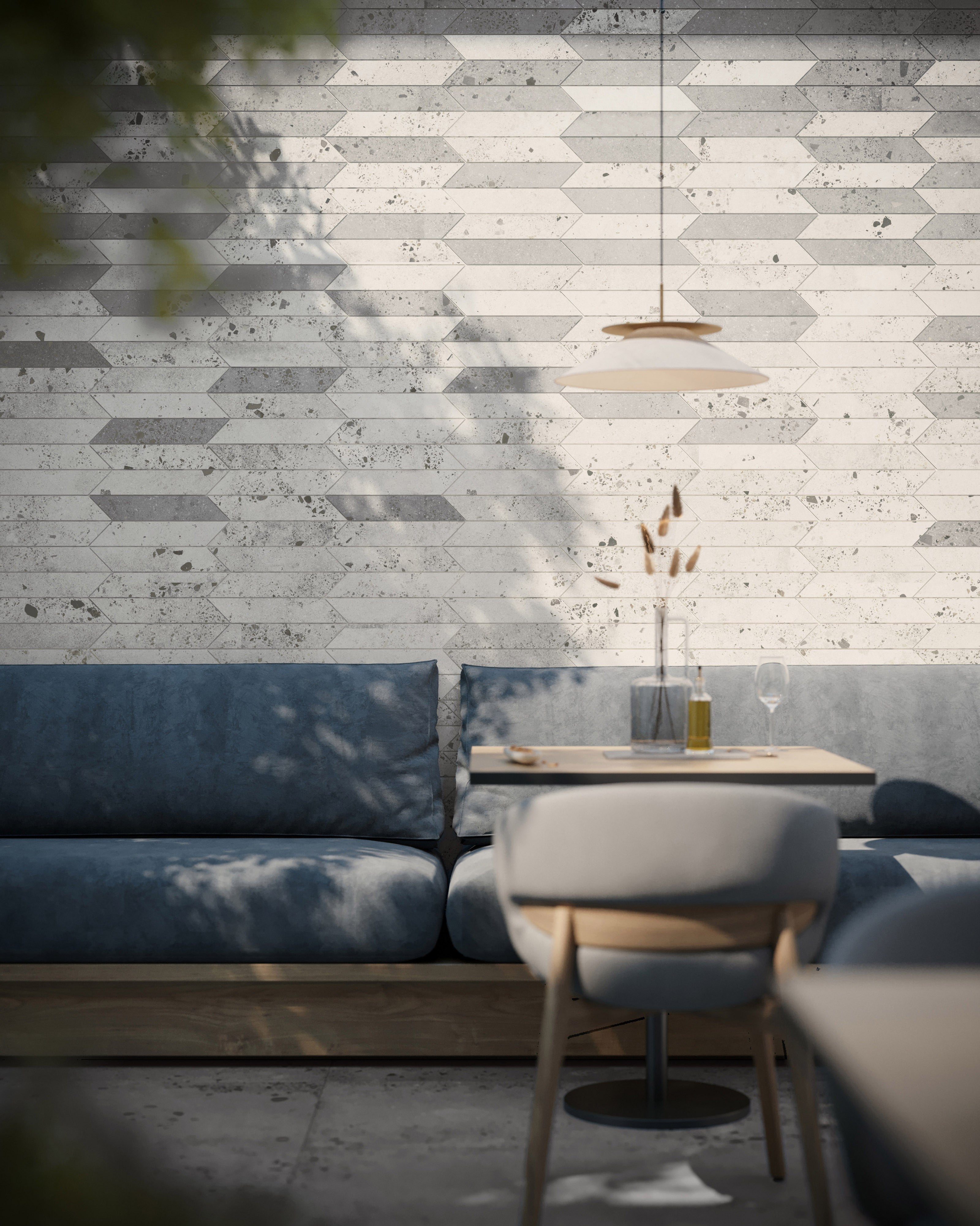 ETHEREAL ELEMENTS: Pearl Purity Bullnose Trim (3"x12"x8-mm | natural | rectified)