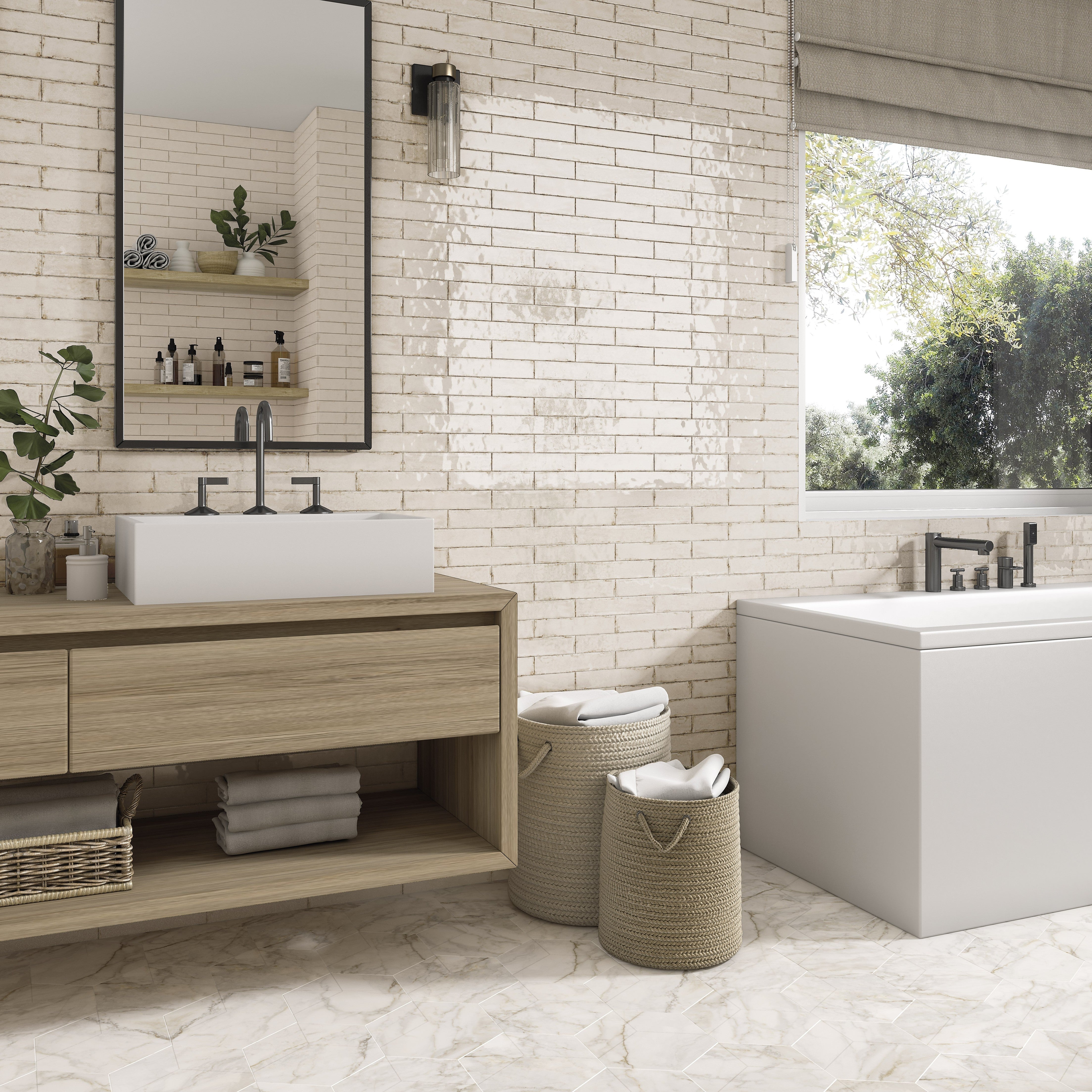 GOLDEN APUAN: Apuan Sunrise Bullnose Trim (3"x12"x8-mm | natural | rectified)