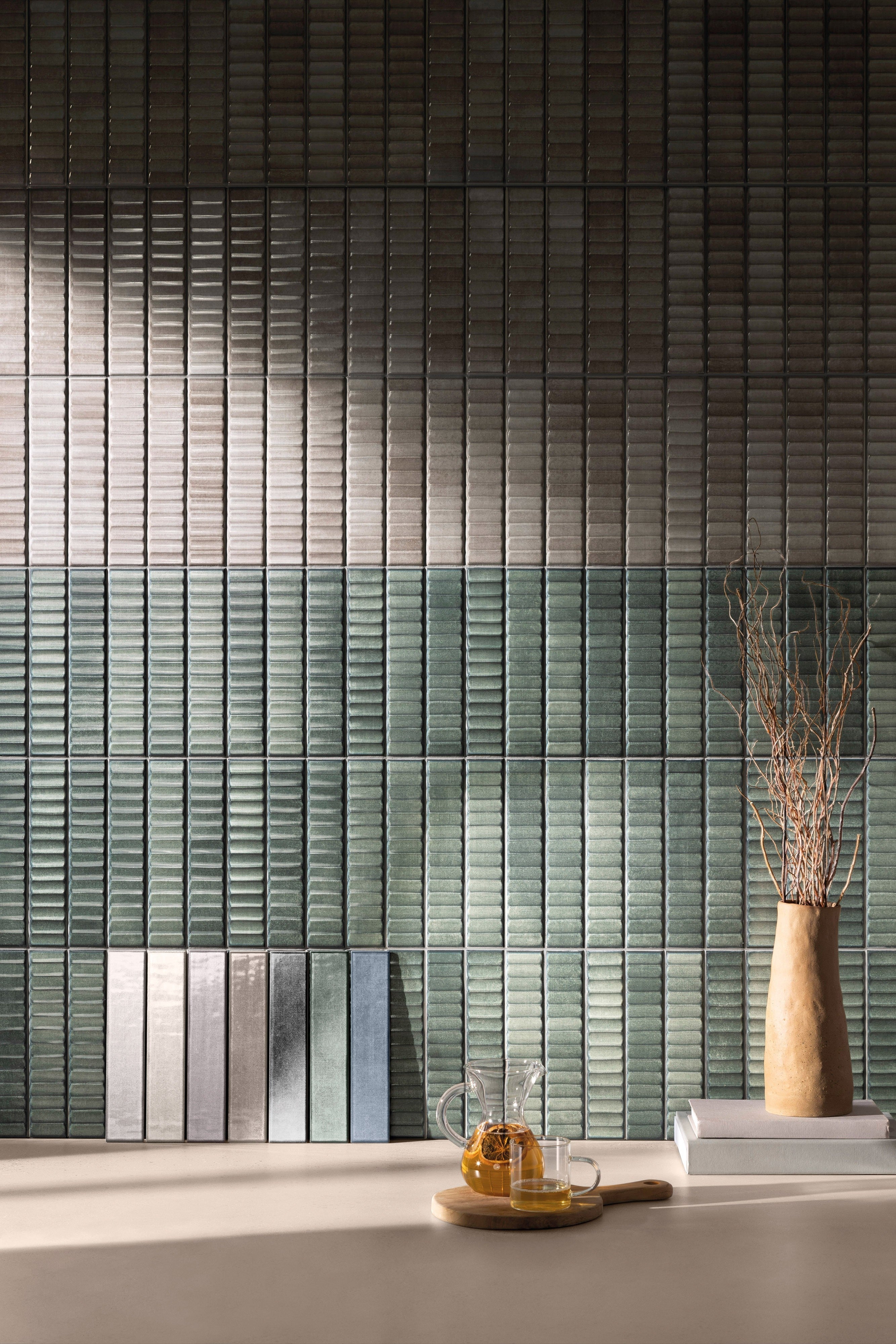 HARBOR LUMINESCENCE: Dune Mirage Field Tile (2"x10"x7-mm | glossy | pressed)