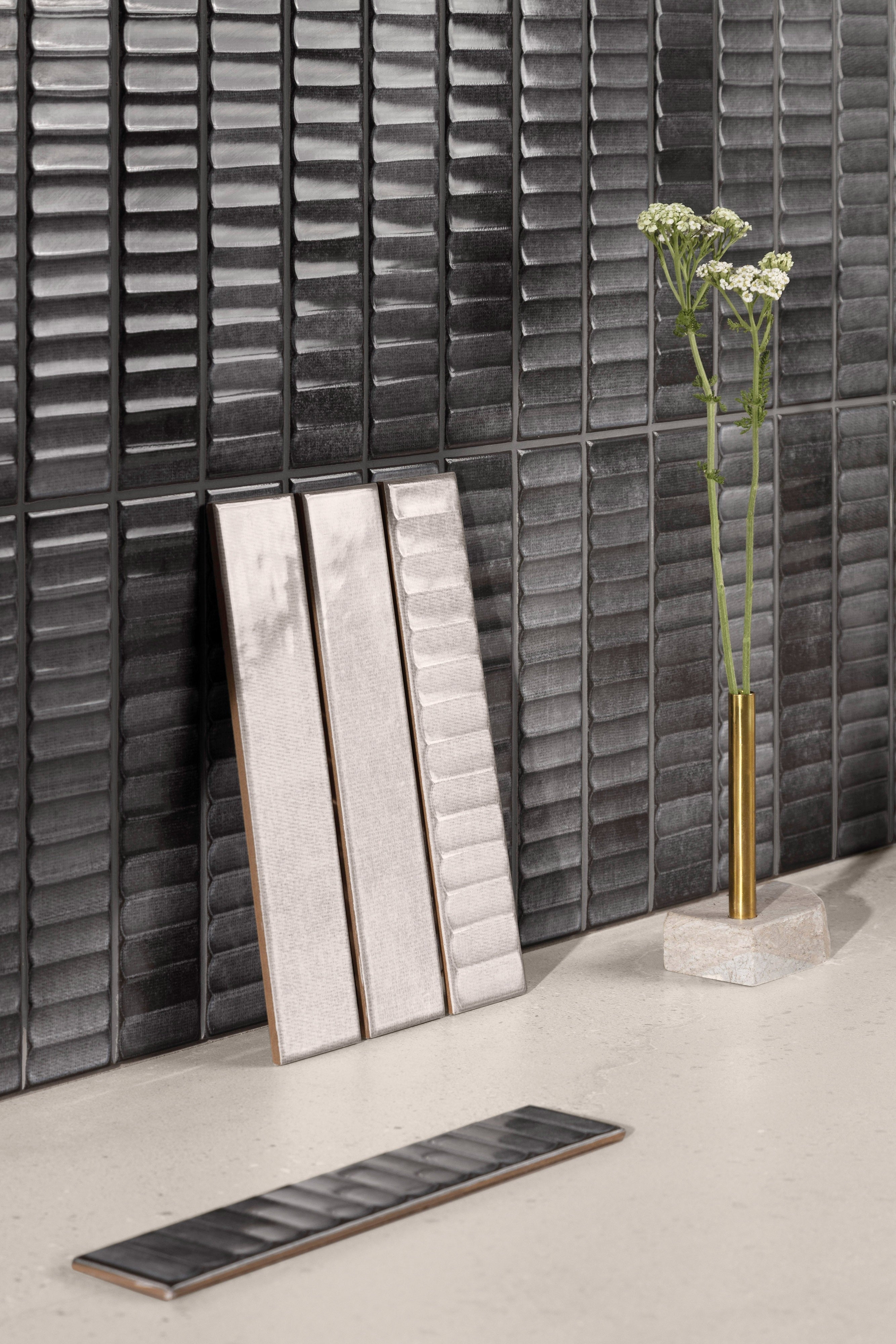 HARBOR LUMINESCENCE: Dusk Descent Field Tile (2"x10"x7-mm | glossy | pressed)