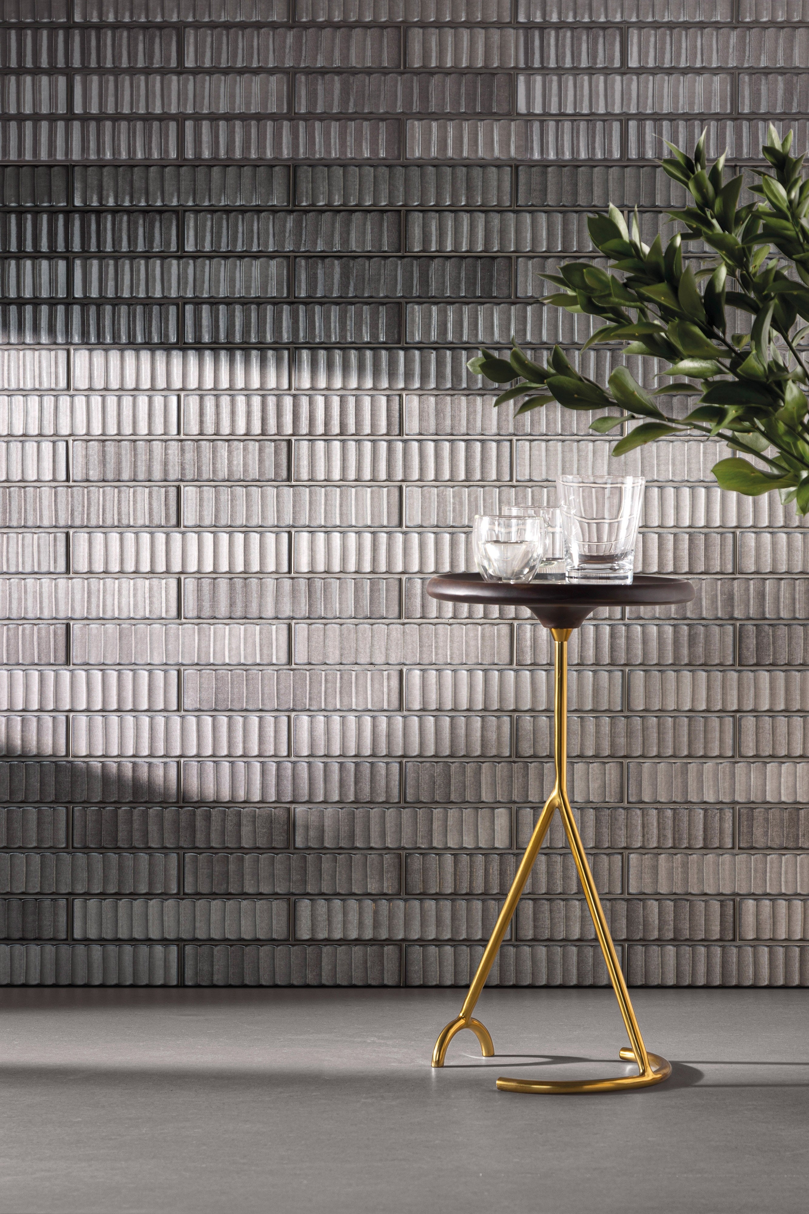 HARBOR LUMINESCENCE: Tempest Ascend Groved Field Tile (2"x10"x7-mm | glossy | pressed)