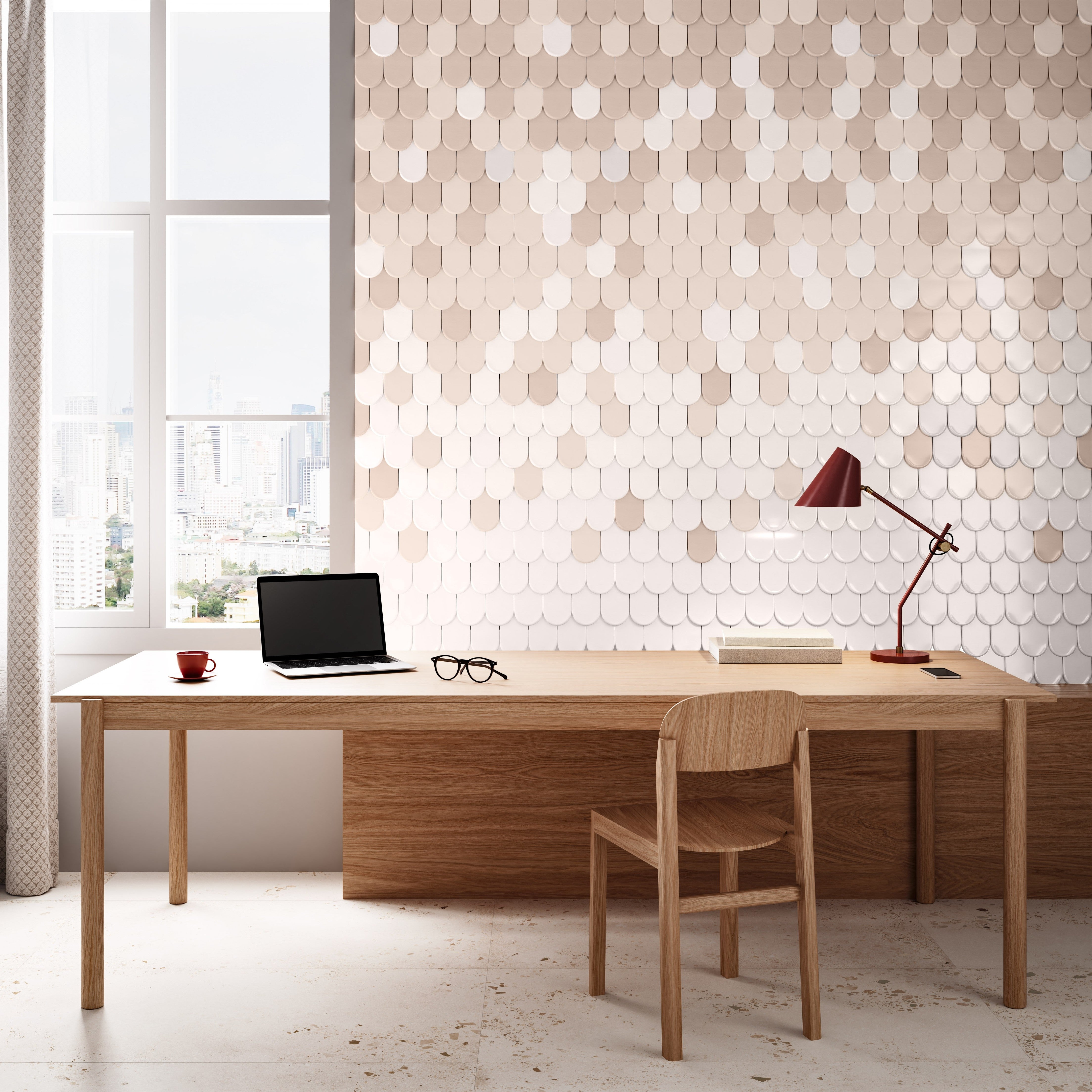 PALETTE PRODIGY: Prodigy Alabaster Arched Field Tile (3"x7 1/2"x10-mm | matte | pressed)