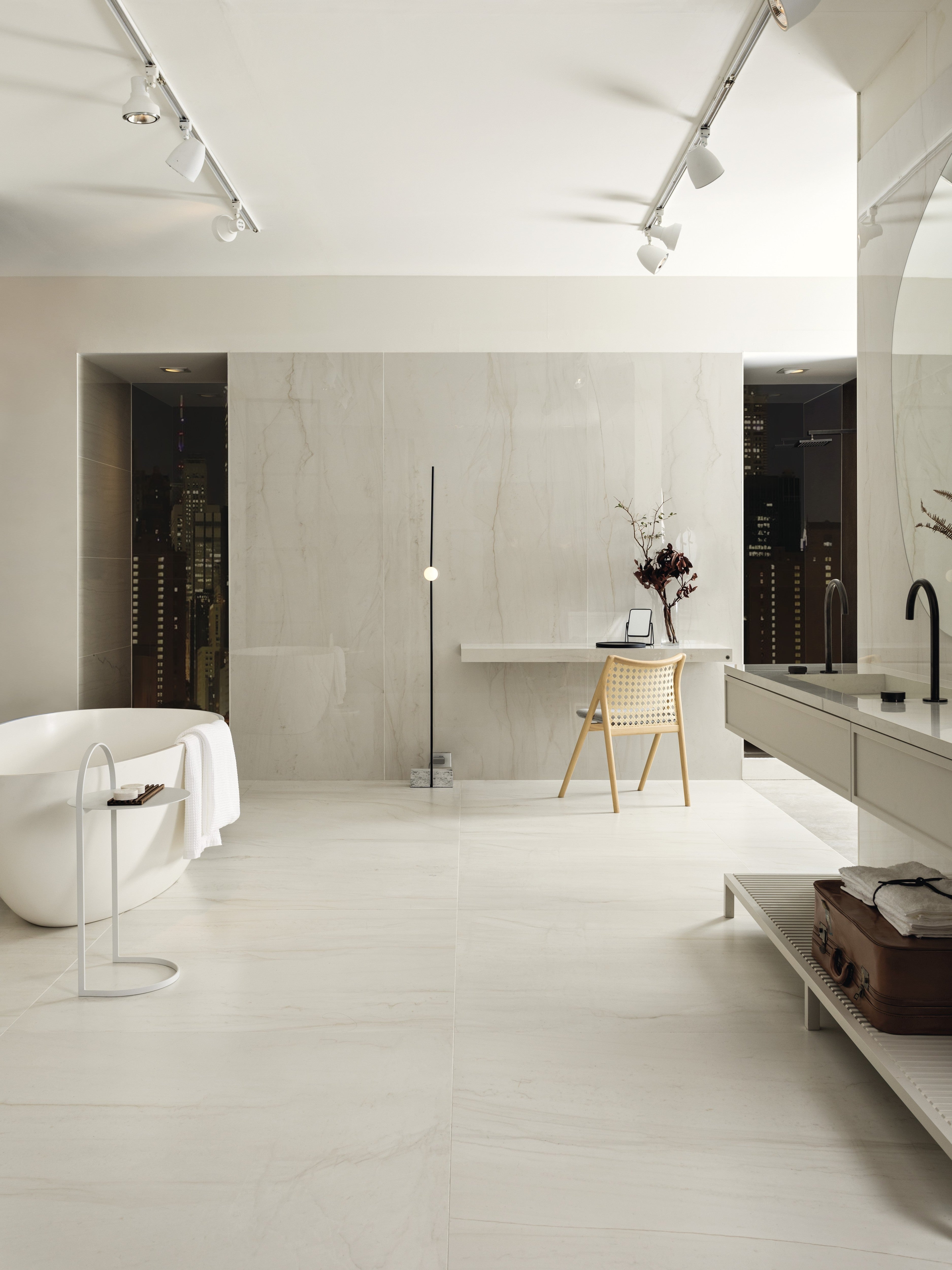 QUARTZ GENESIS: Summit Genesis Straight Stack 2X2 Mosaic (12"x12"x8-mm | natural | rectified)