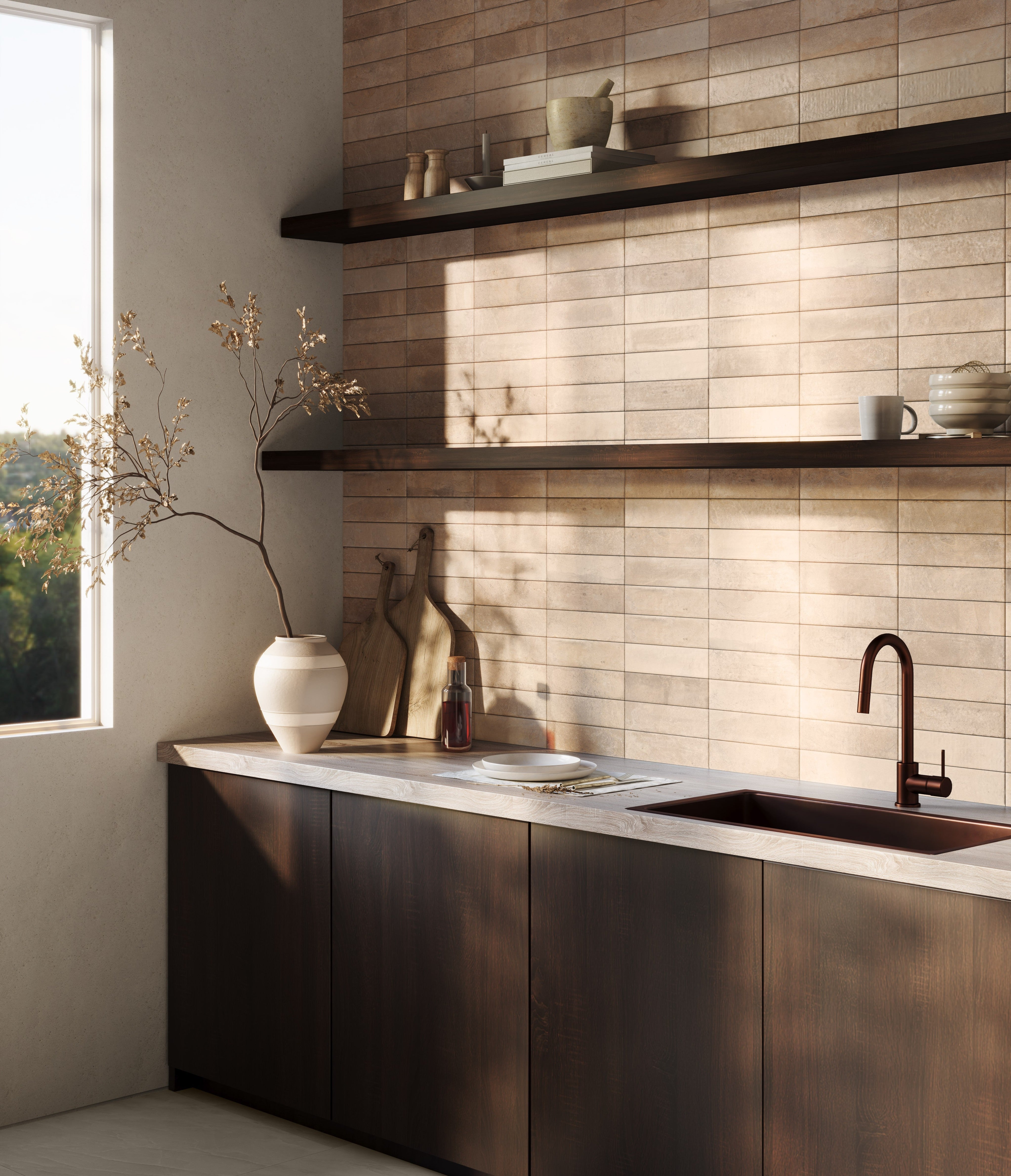 RIVIERA RHAPSODY: Riviera Radiance Field Tile (2 1/2"x9"x9.5-mm | matte | pressed)