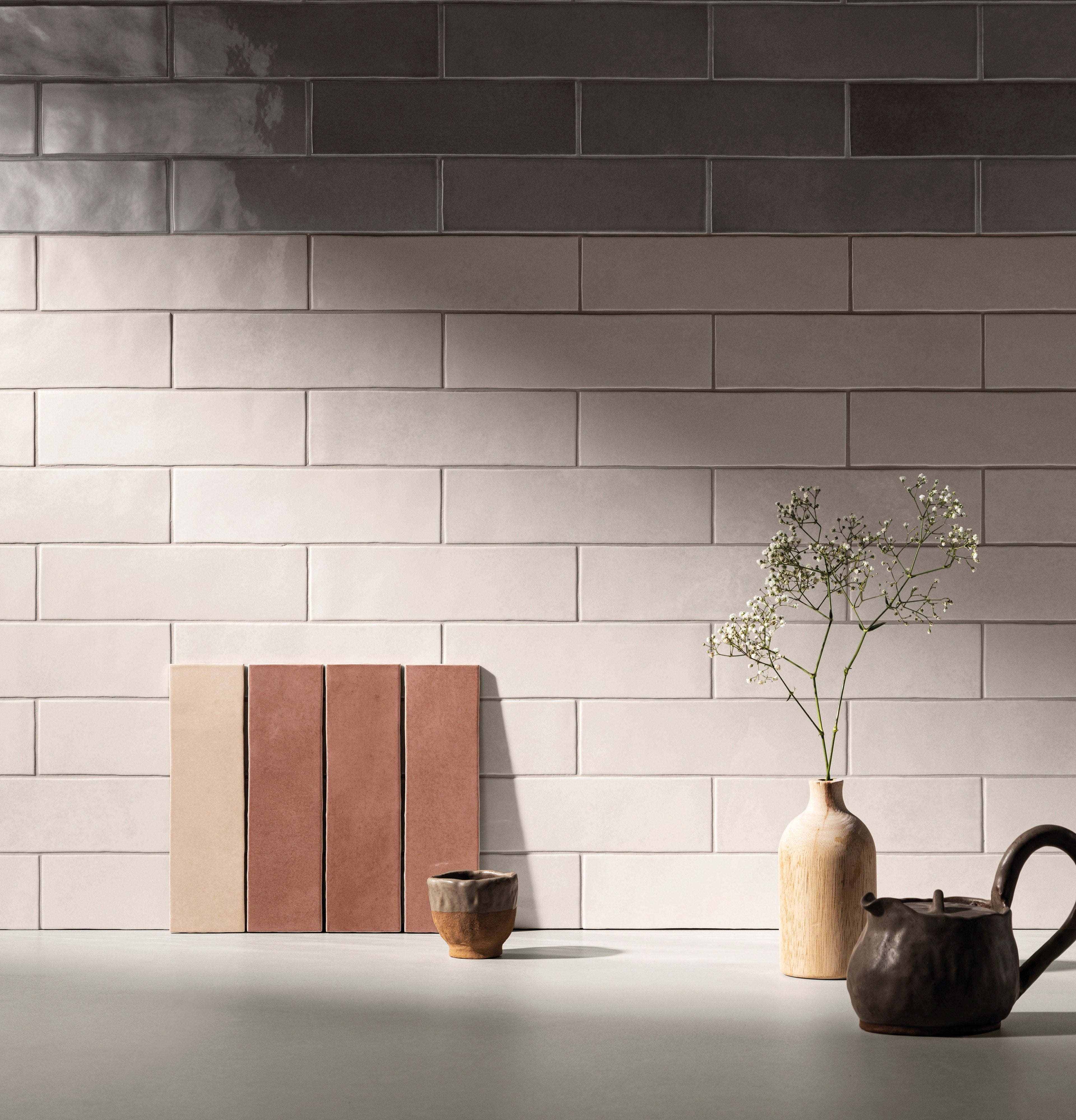 RUSTIC RESERVOIR: Reservoir Floral Foam Field Tile (3"x10"x8-mm | glossy | pressed)