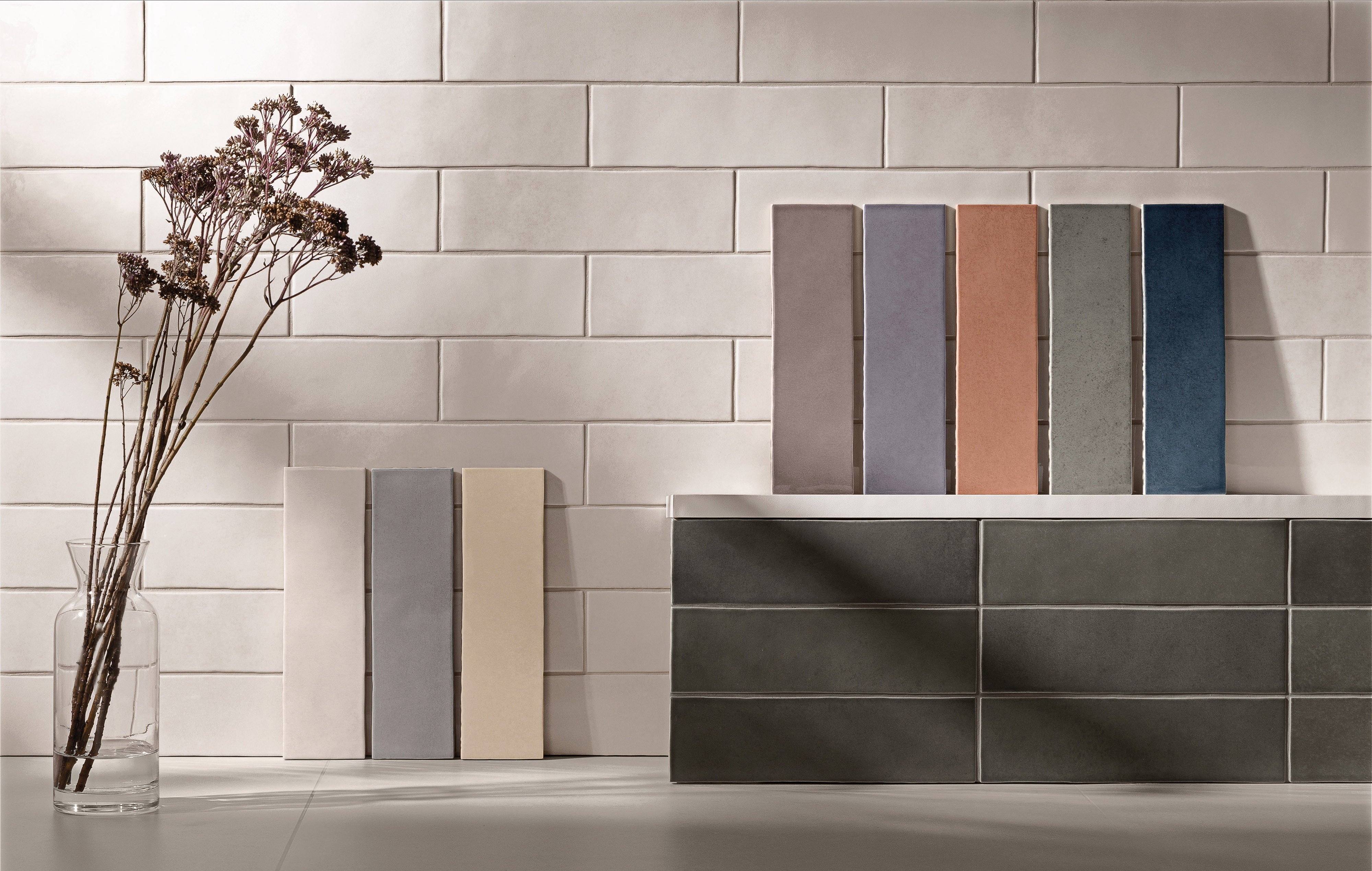 RUSTIC RESERVOIR: Reservoir Winter Field Tile (3"x10"x8-mm | glossy | pressed)