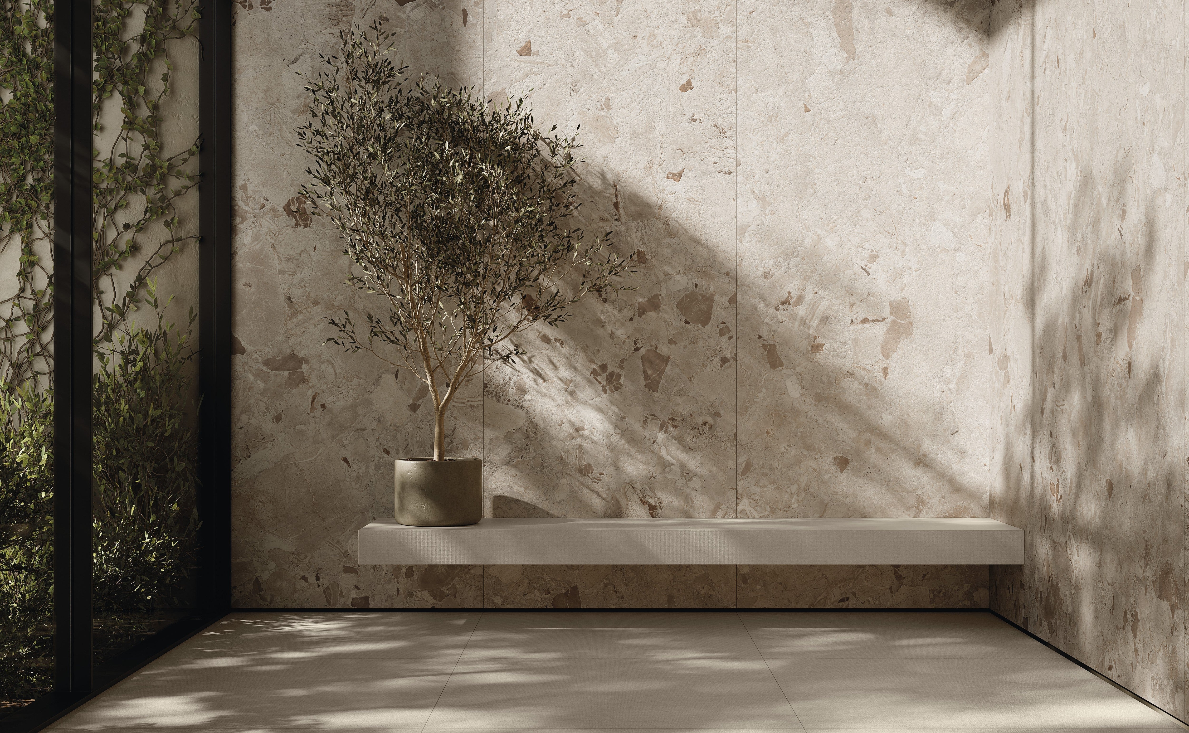 STONEWORK SONATA: Mocha Minuet Field Tile (48"x48"x7-mm | natural | rectified)